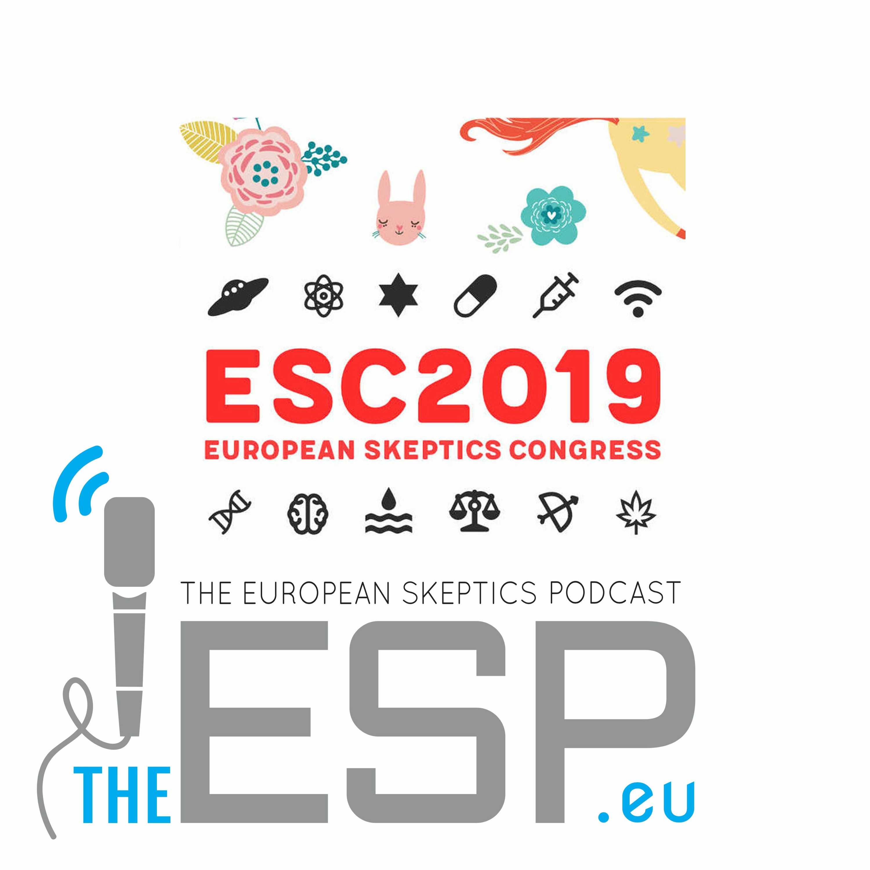 TheESP - Ep. #186 - European Skeptics Congress 2019, part 1 - podcast episode cover