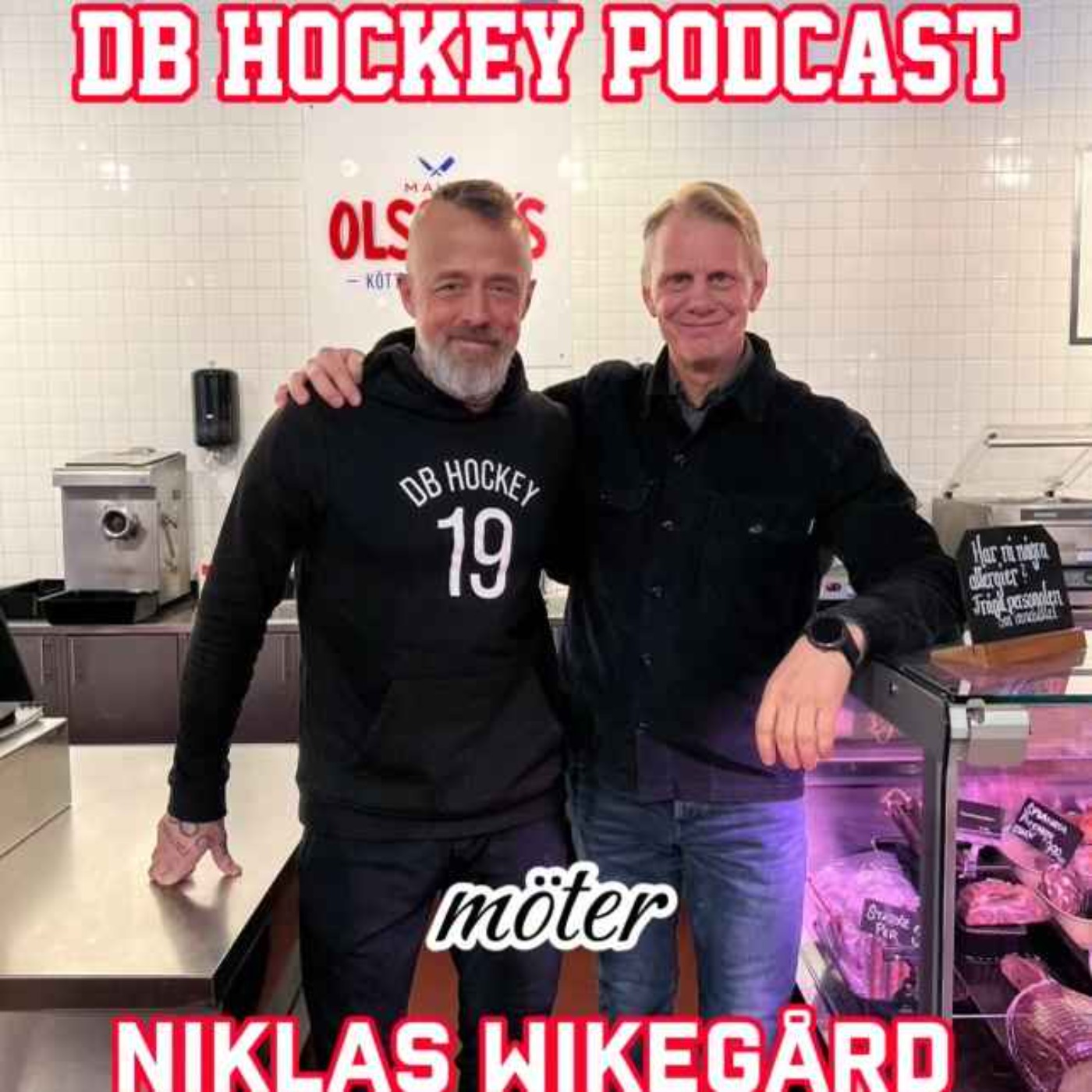 cover art for DB Hockey Podcast möter Niklas Wikegård