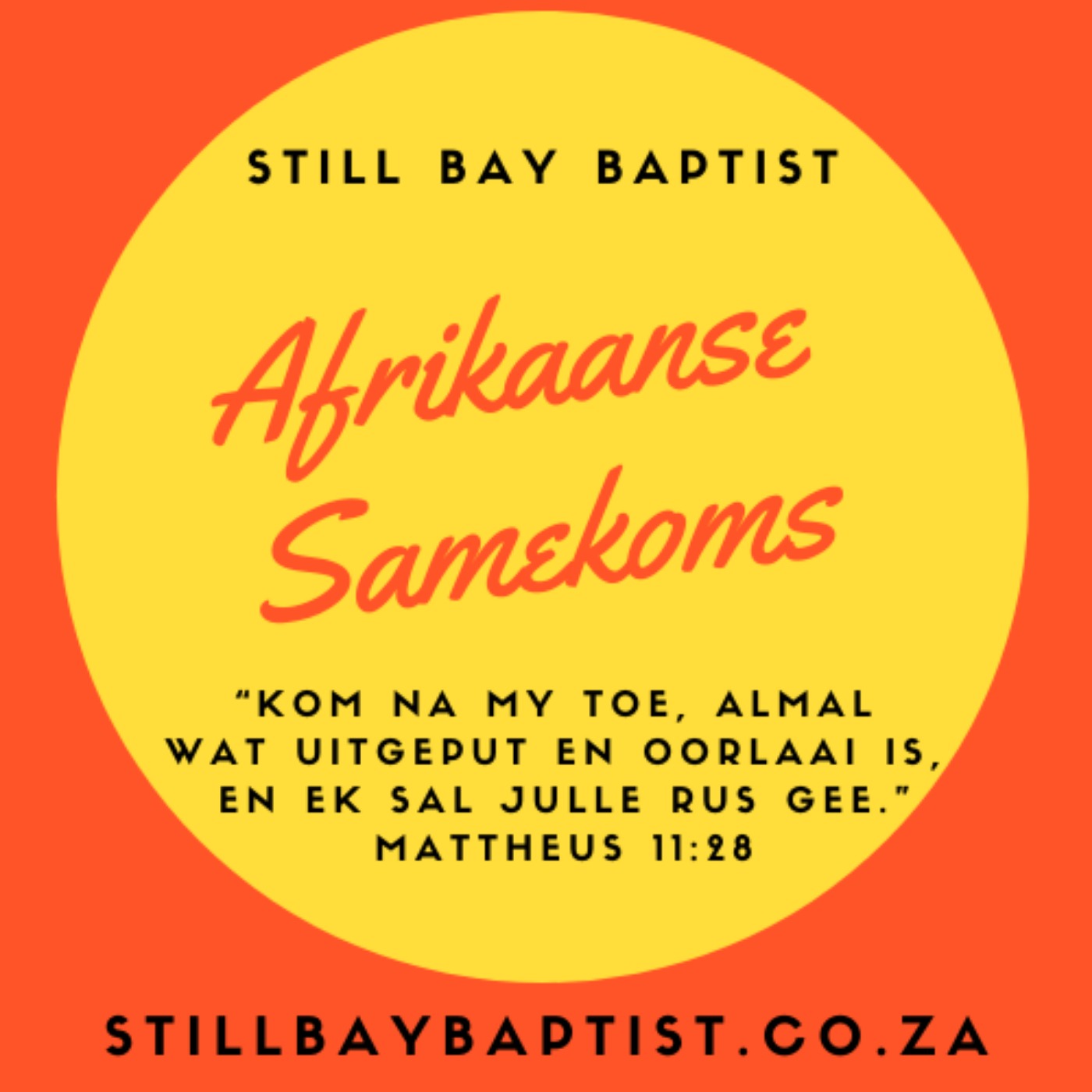 Still Bay Baptiste Kerk Afrikaanse Preke podcast artwork