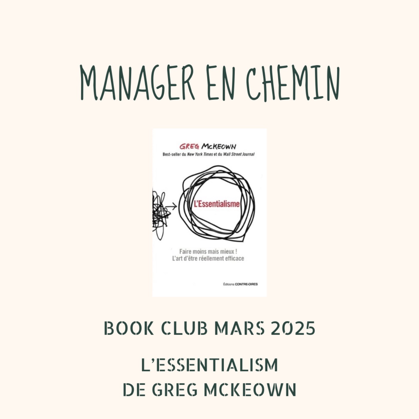 Manager en chemin