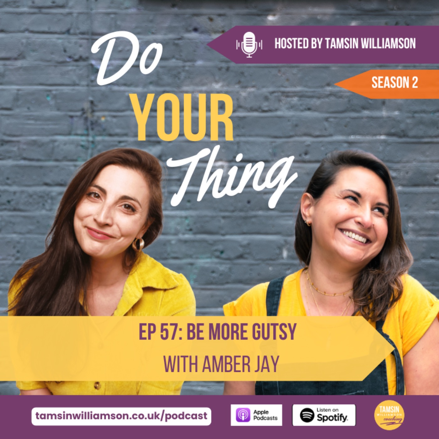 Episode 57: Be More Gutsy with Amber Jay episode artwork