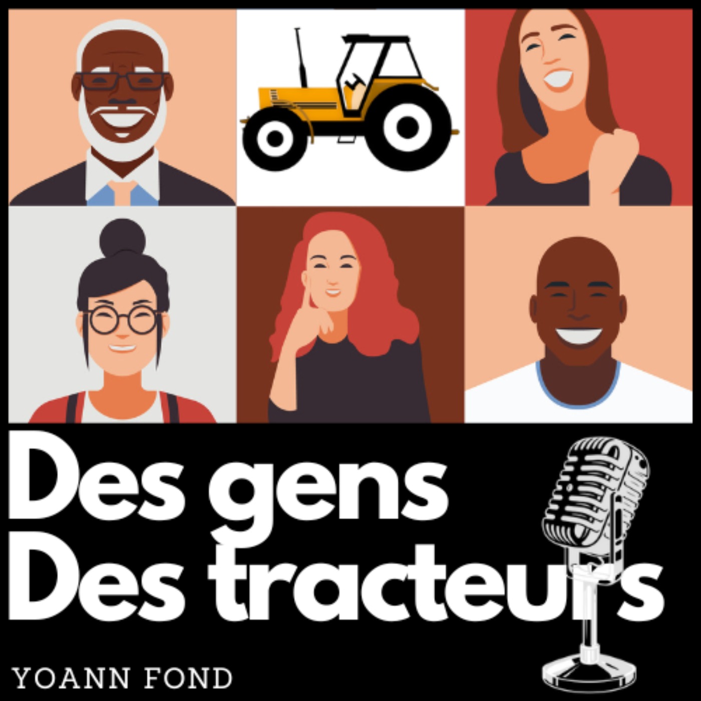 Des gens Des tracteurs