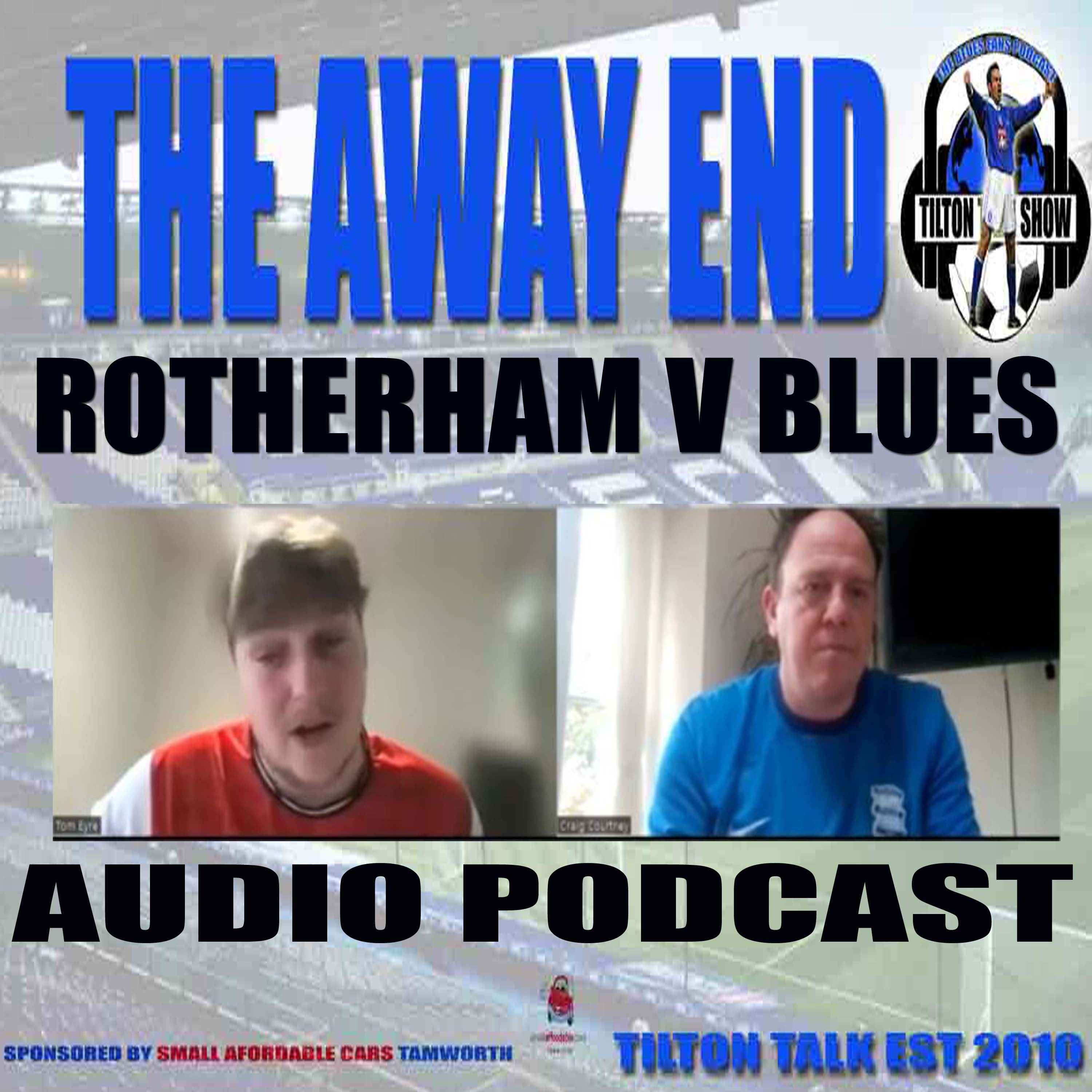 cover art for Rotherham V Blues-The Away End