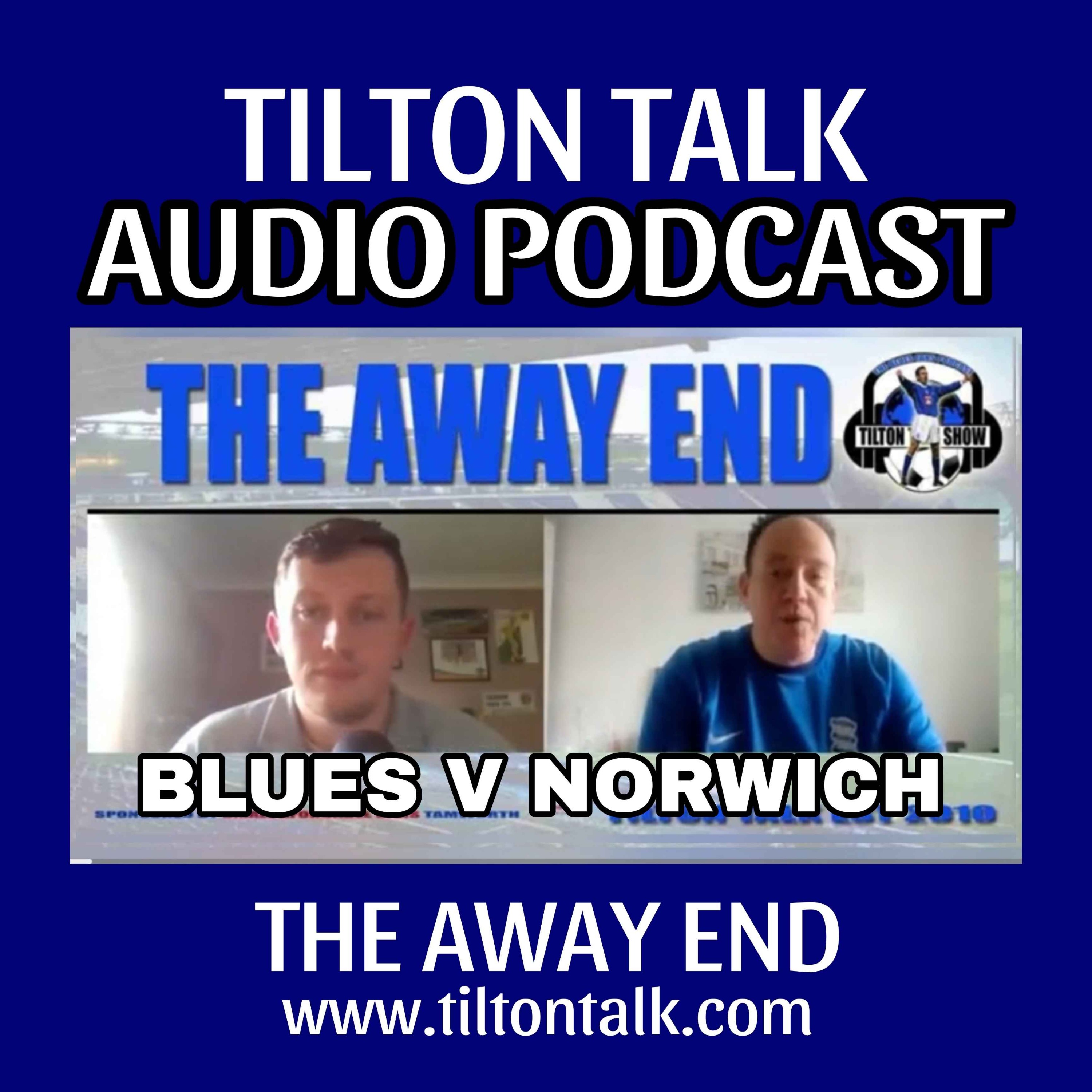 cover art for Blues v Norwich -The Away End