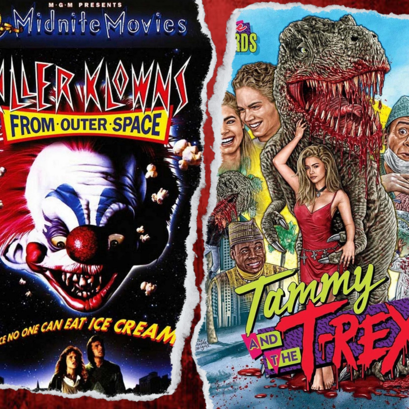 Ep.4- Double Feature: Killer Klowns From Outer Space & Tammy and the T Rex episode artwork