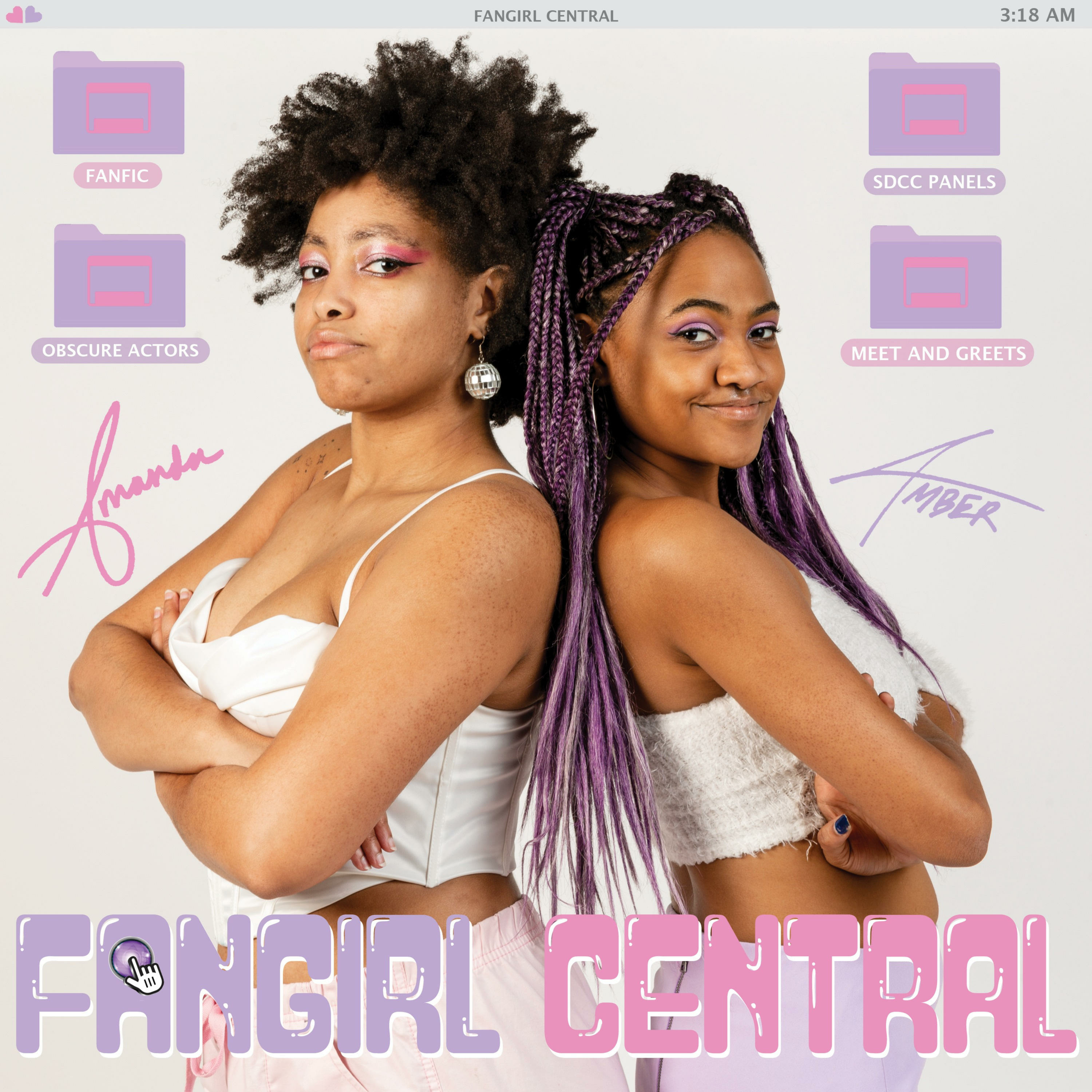 cover art for 16. fangirl summer recap (w/amanda & amber)