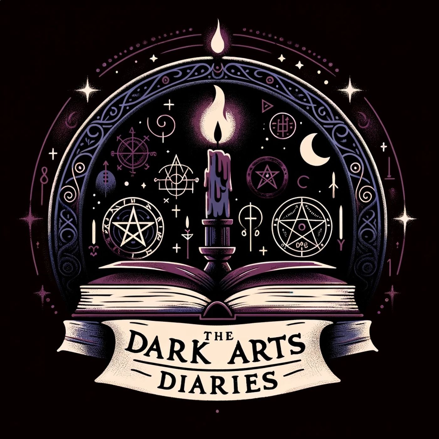 The Dark Arts Diaries podcast artwork
