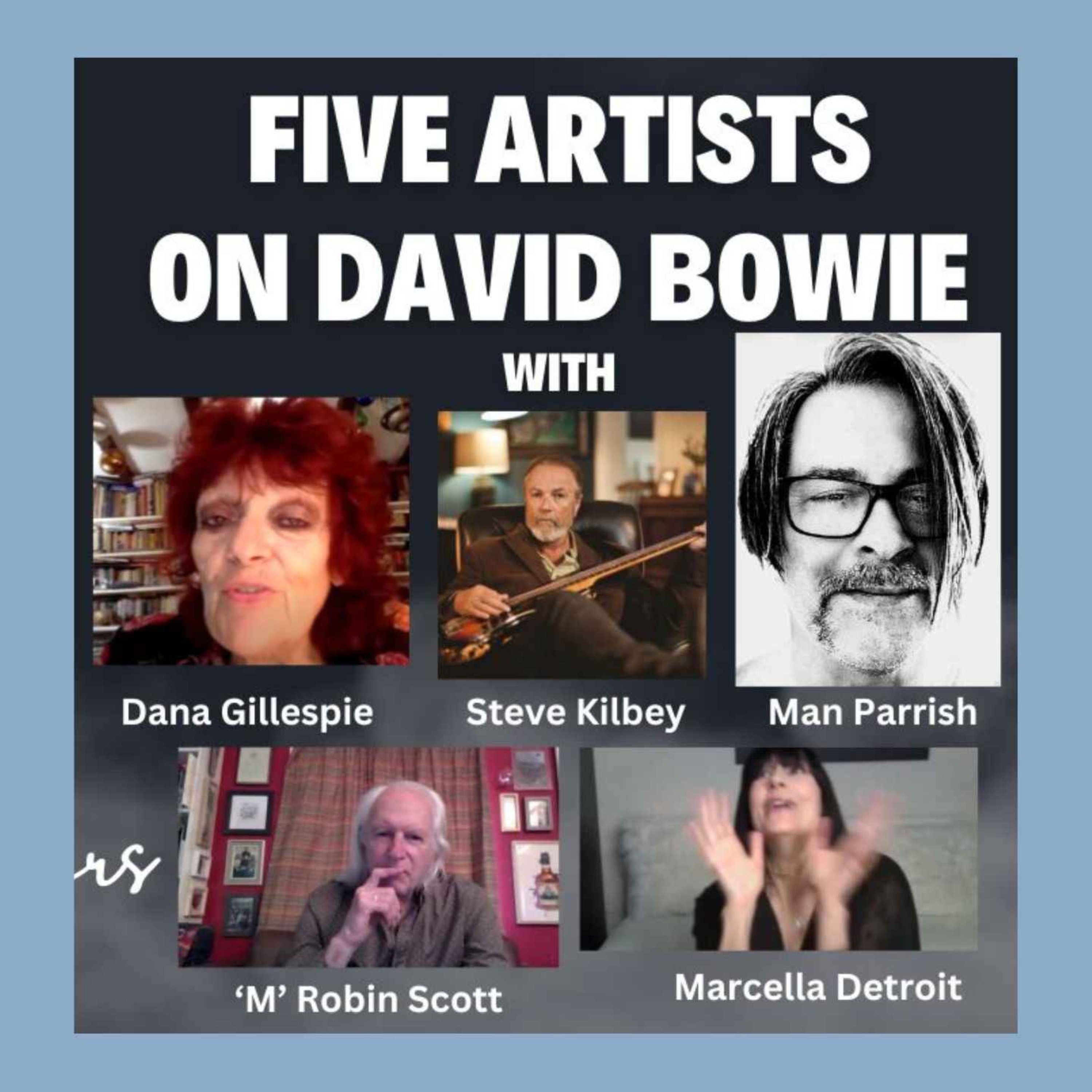cover art for Five Artists on David Bowie