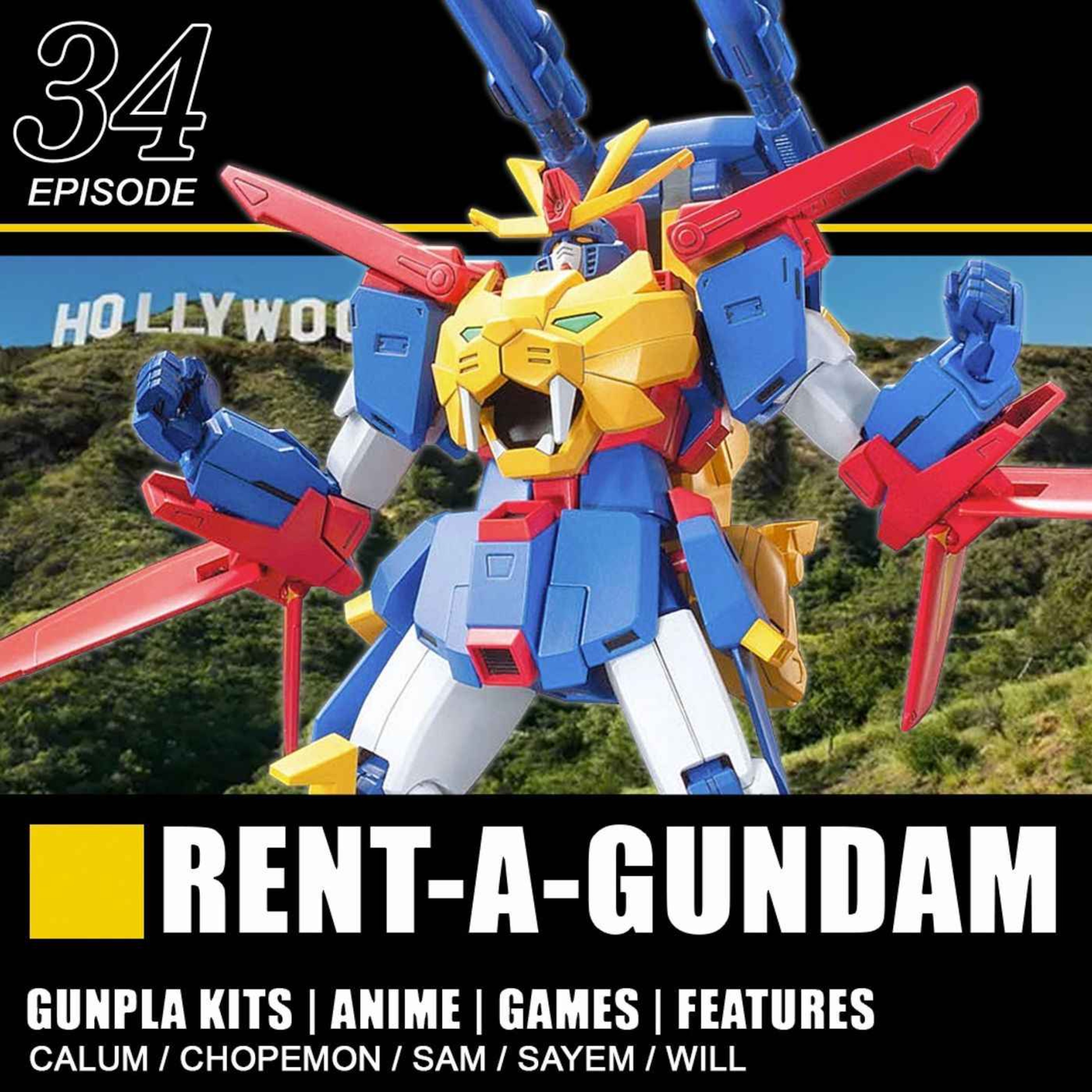cover art for Episode 34 - Rent-A-Gundam