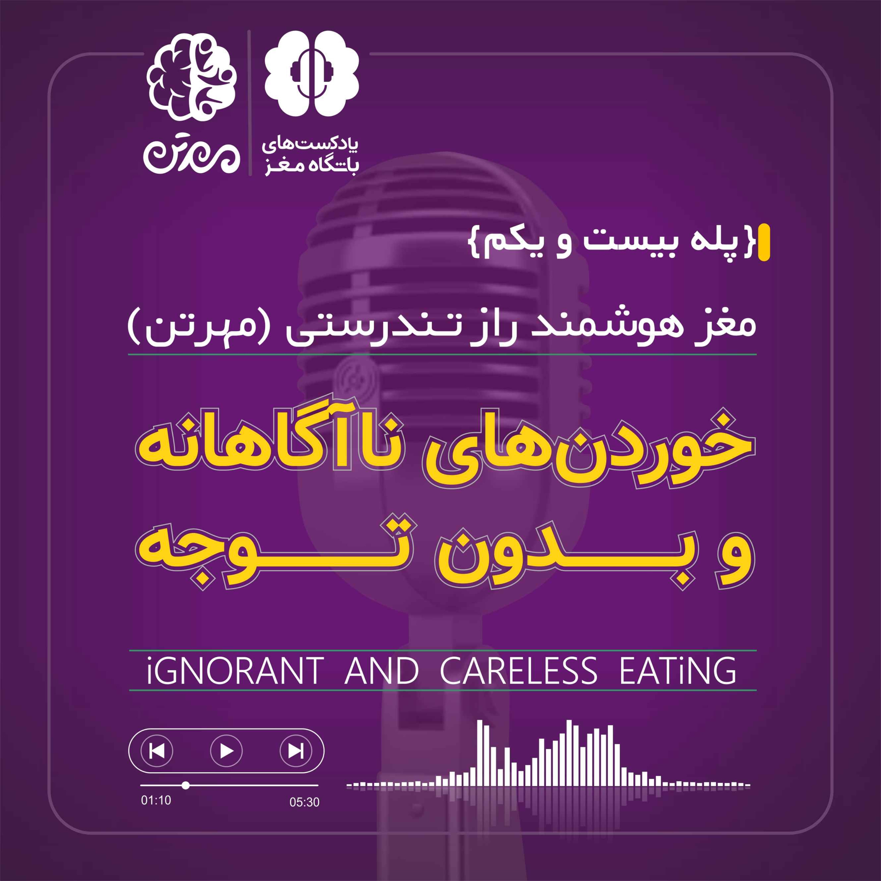پله بیست و یکم: خوردن‌های ناآگاهانه و بدون توجه