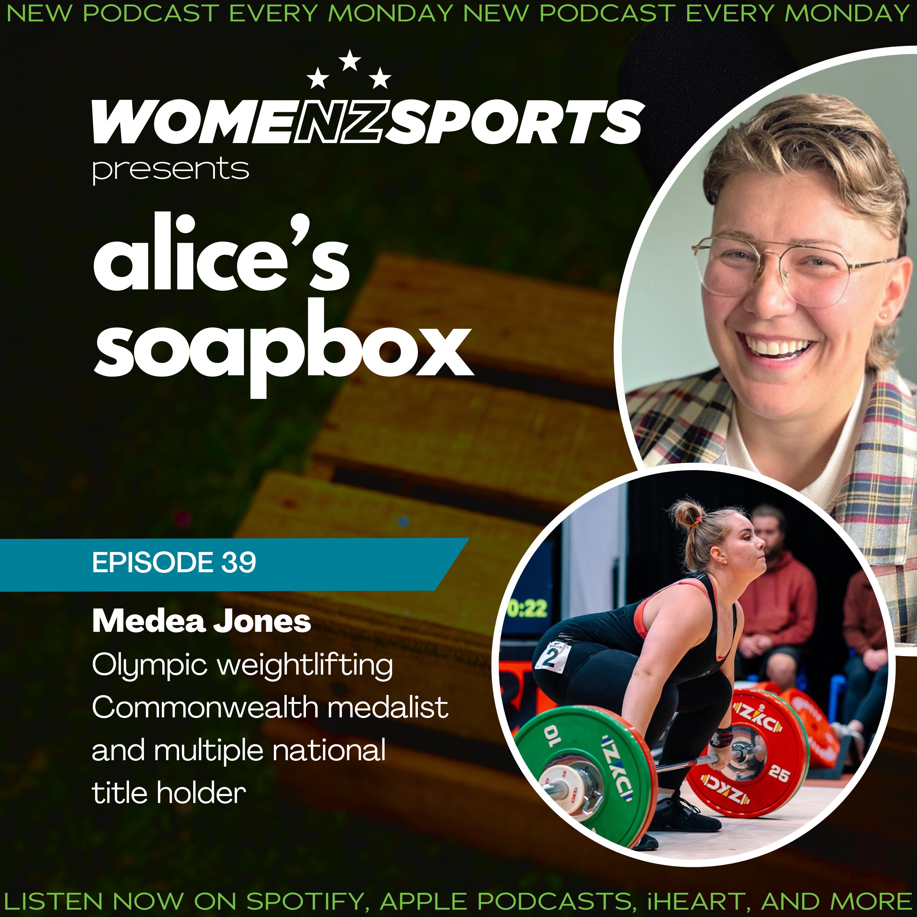 WOMENZSPORTS presents Alice's Soapbox - Medea Jones (Olympic Weightlifting)