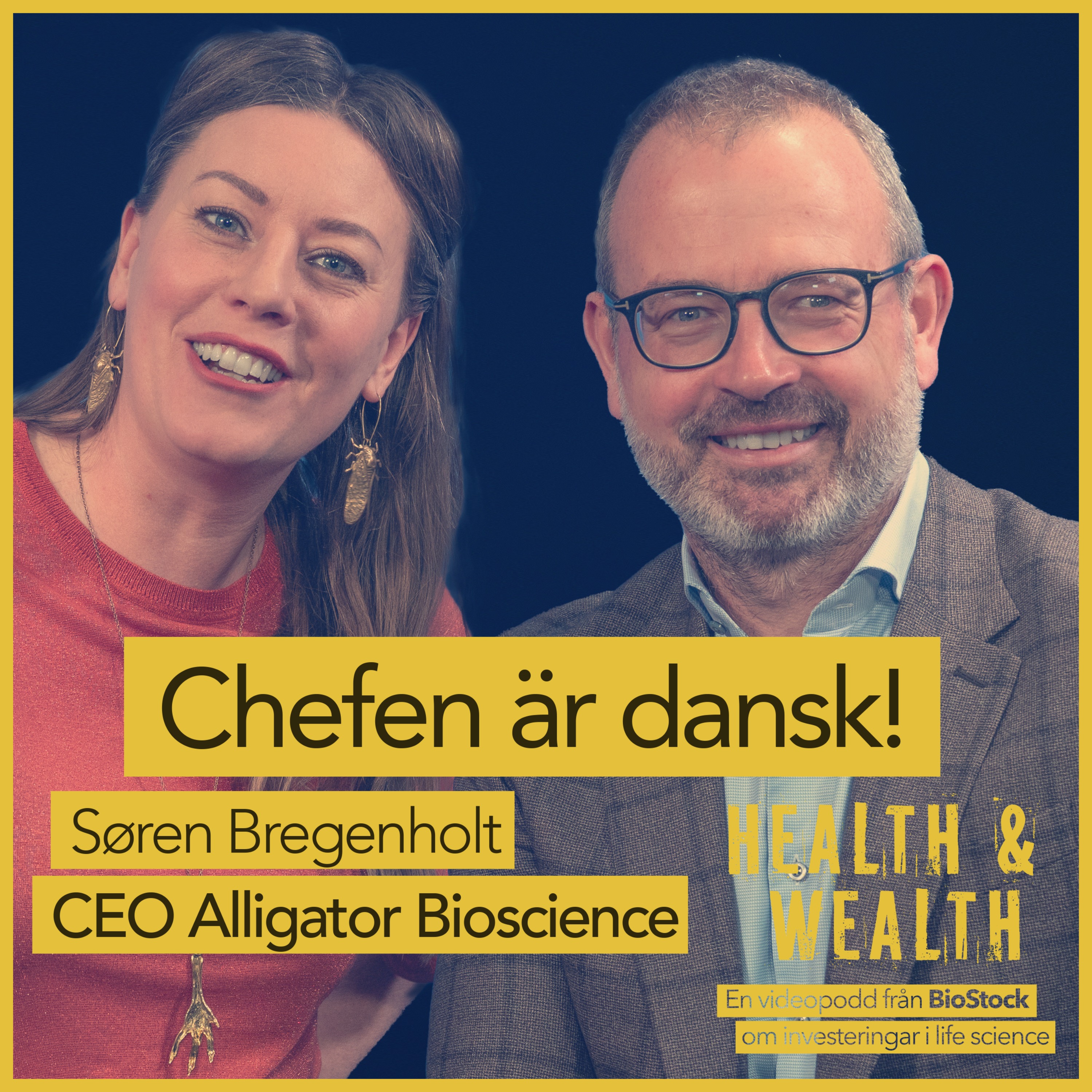 cover art for Chefen är dansk! Søren Bregenholt CEO Alligator Bioscience