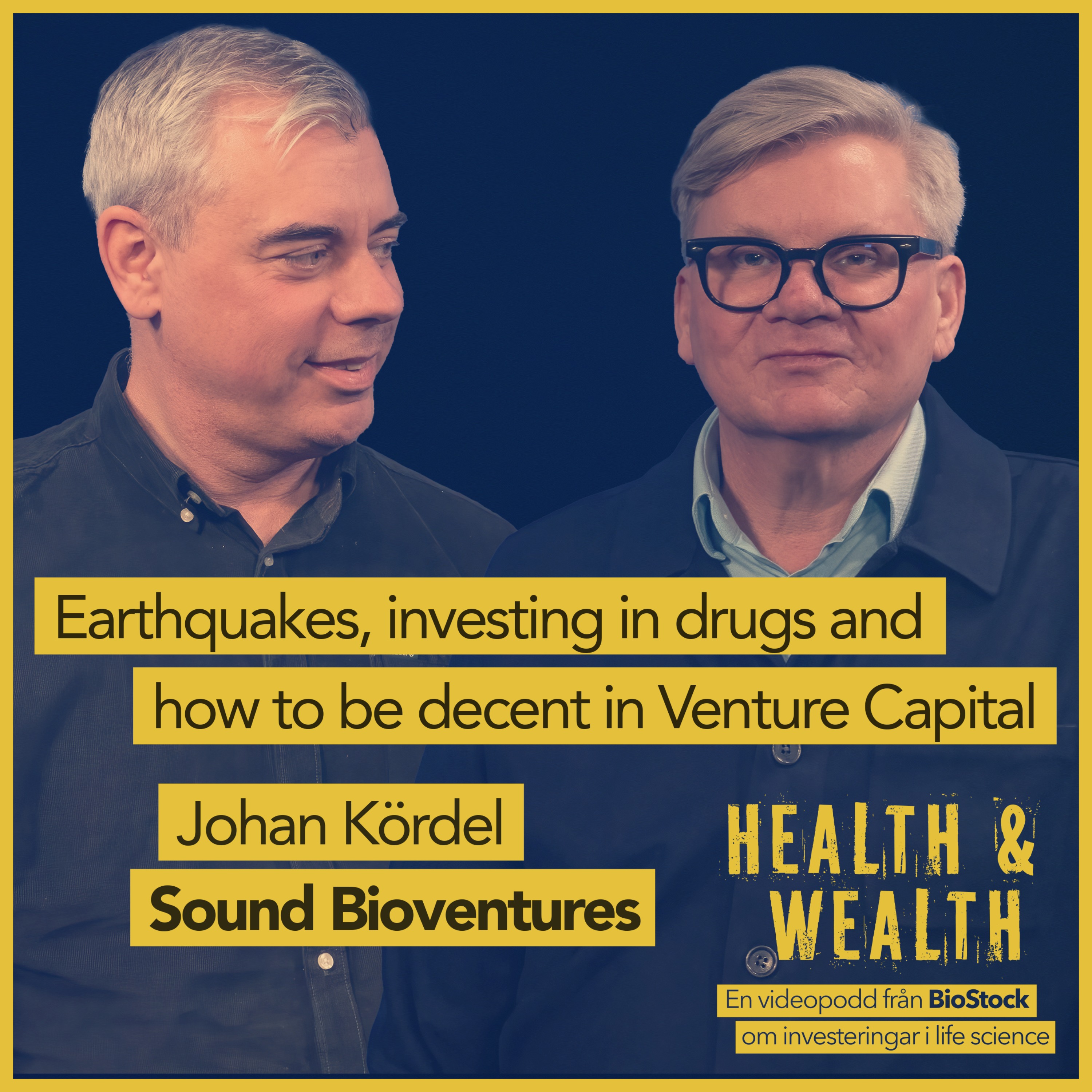 cover art for Earthquakes, investing in drugs and how to be decent in Venture Capital