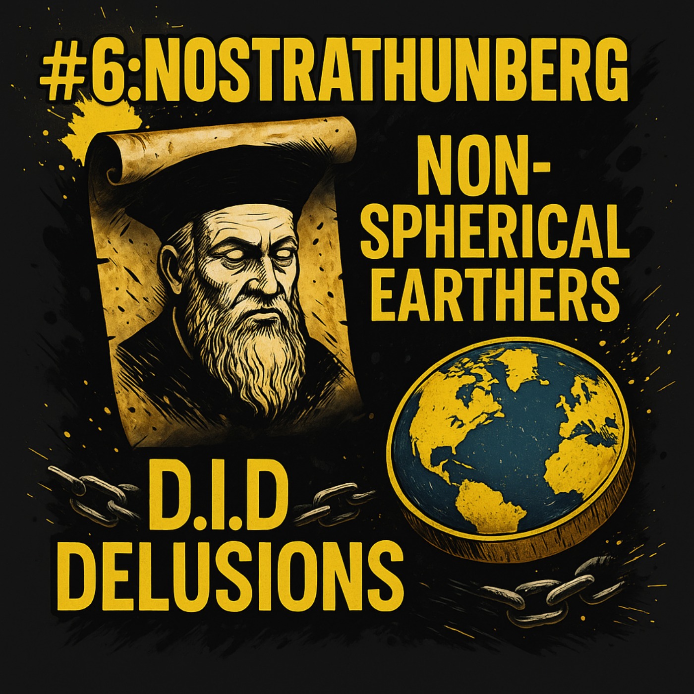 #6: NostraThunberg, Non-Spherical Earthers and D.I.D Delusions. episode artwork