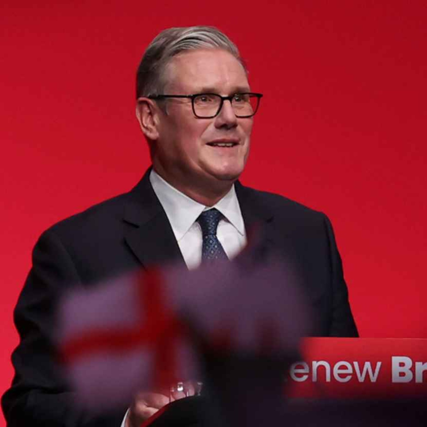 Farage hits back at Starmer’s 'disgraceful' flag-waving diatribe