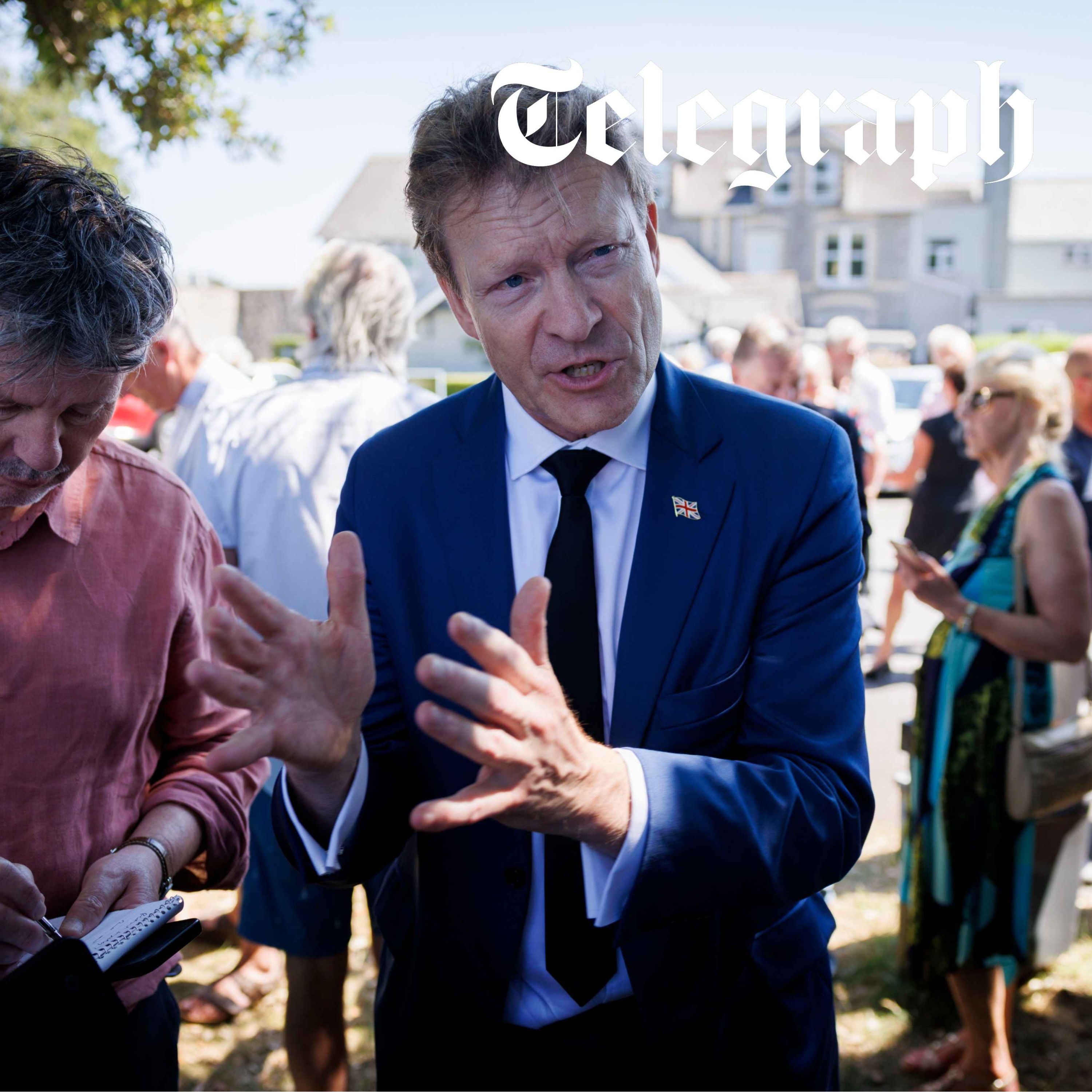 'We're not safe': Richard Tice fights back tears as he reveals attack that triggered armed police