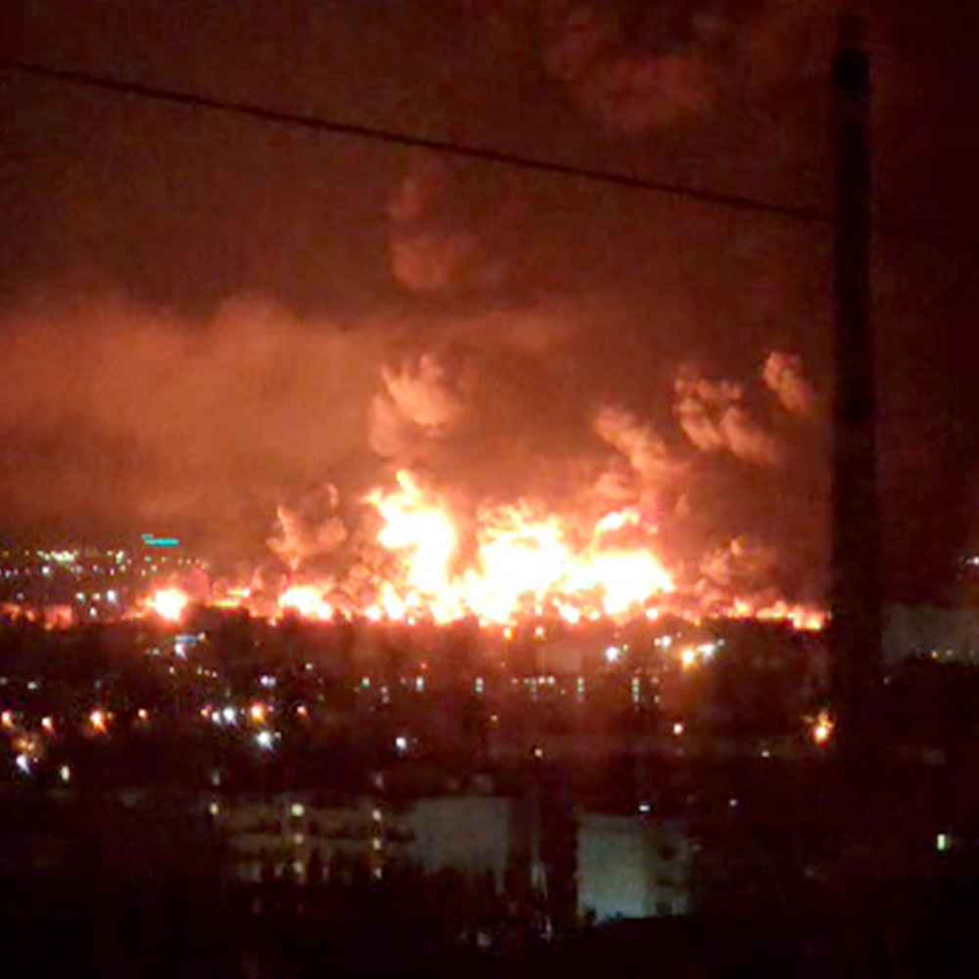 '5 tanks hit' in gigantic blaze at Russia's largest oil terminal in Crimea & US intel 'guided' Ukraine’s strikes on energy sites