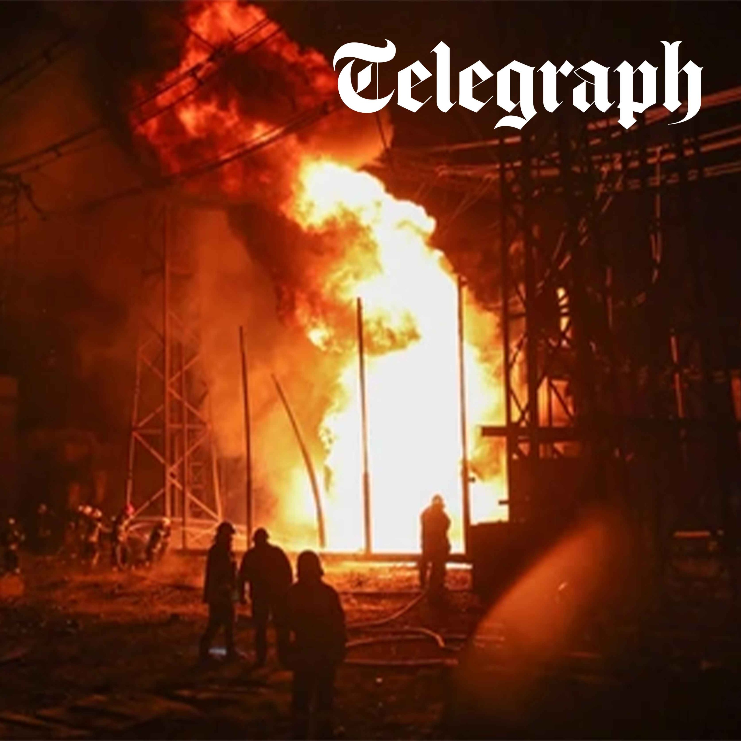 Strike sets thermal power plant ‘ablaze’ inside Russia & shooting at draft office in Ukraine leaves two soldiers injured