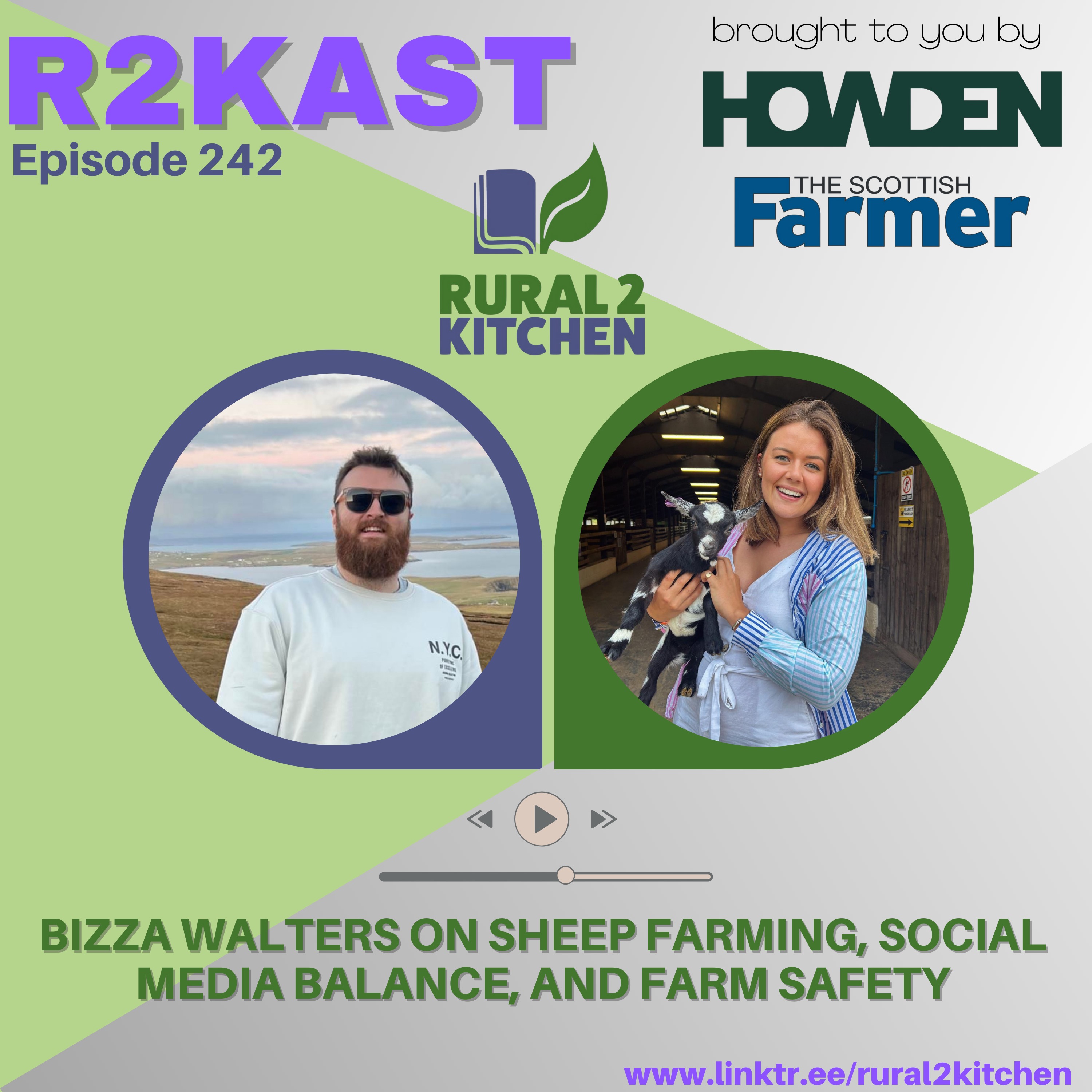 R2Kast 242 - Bizza Walters on Sheep Farming, Social Media Balance, and Farm Safety