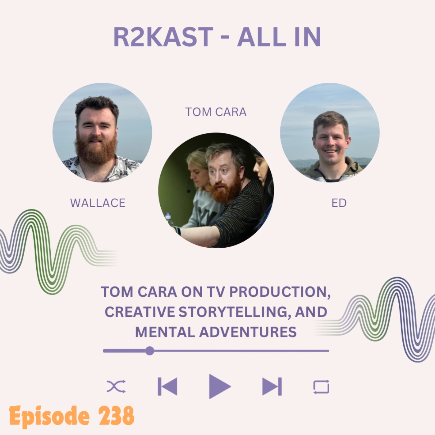 R2Kast 238 - All In with Tom Cara on TV Production, Creative Storytelling, and Mental Adventures