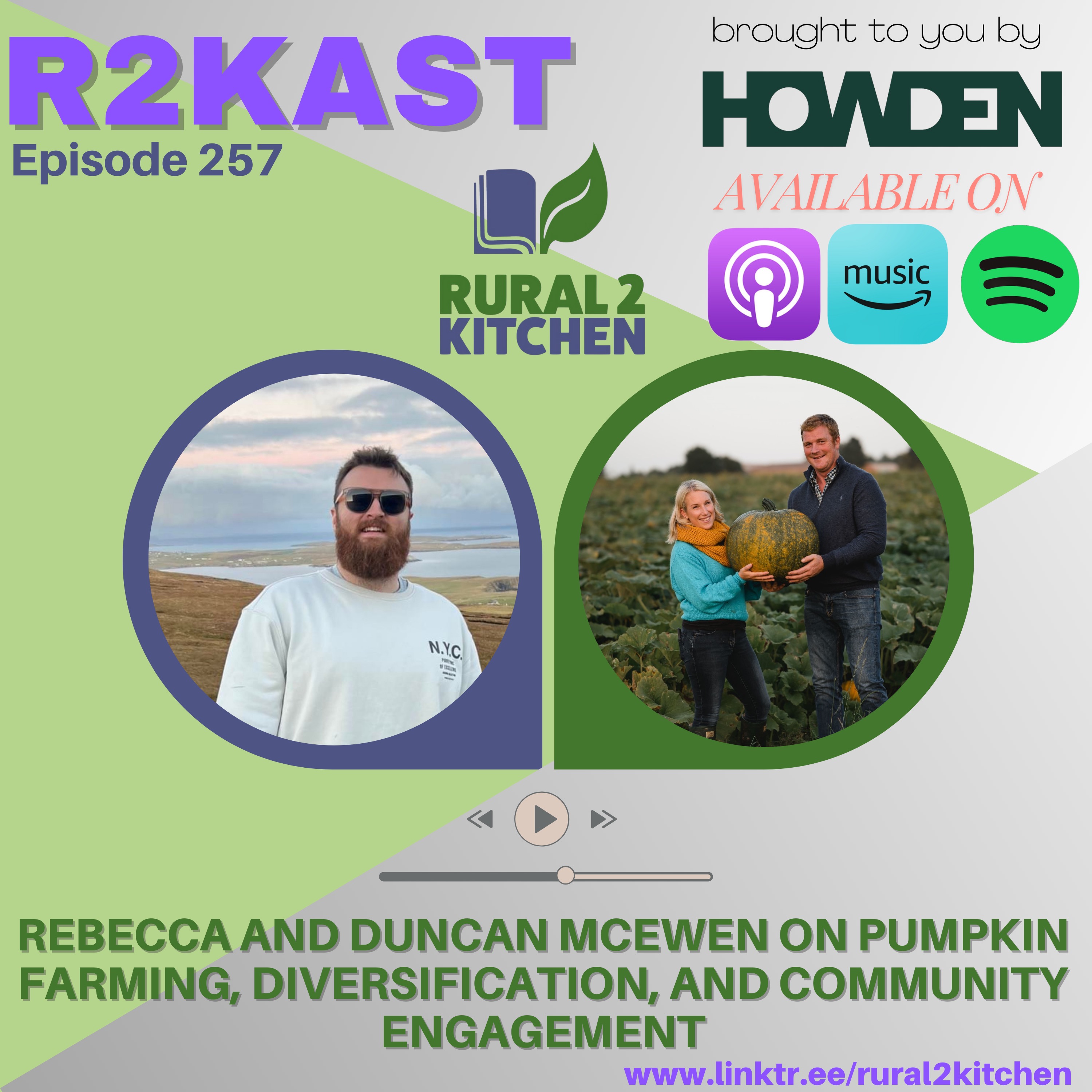 R2Kast 257 - Rebecca and Duncan McEwen on Pumpkin Farming, Diversification, and Community Engagement