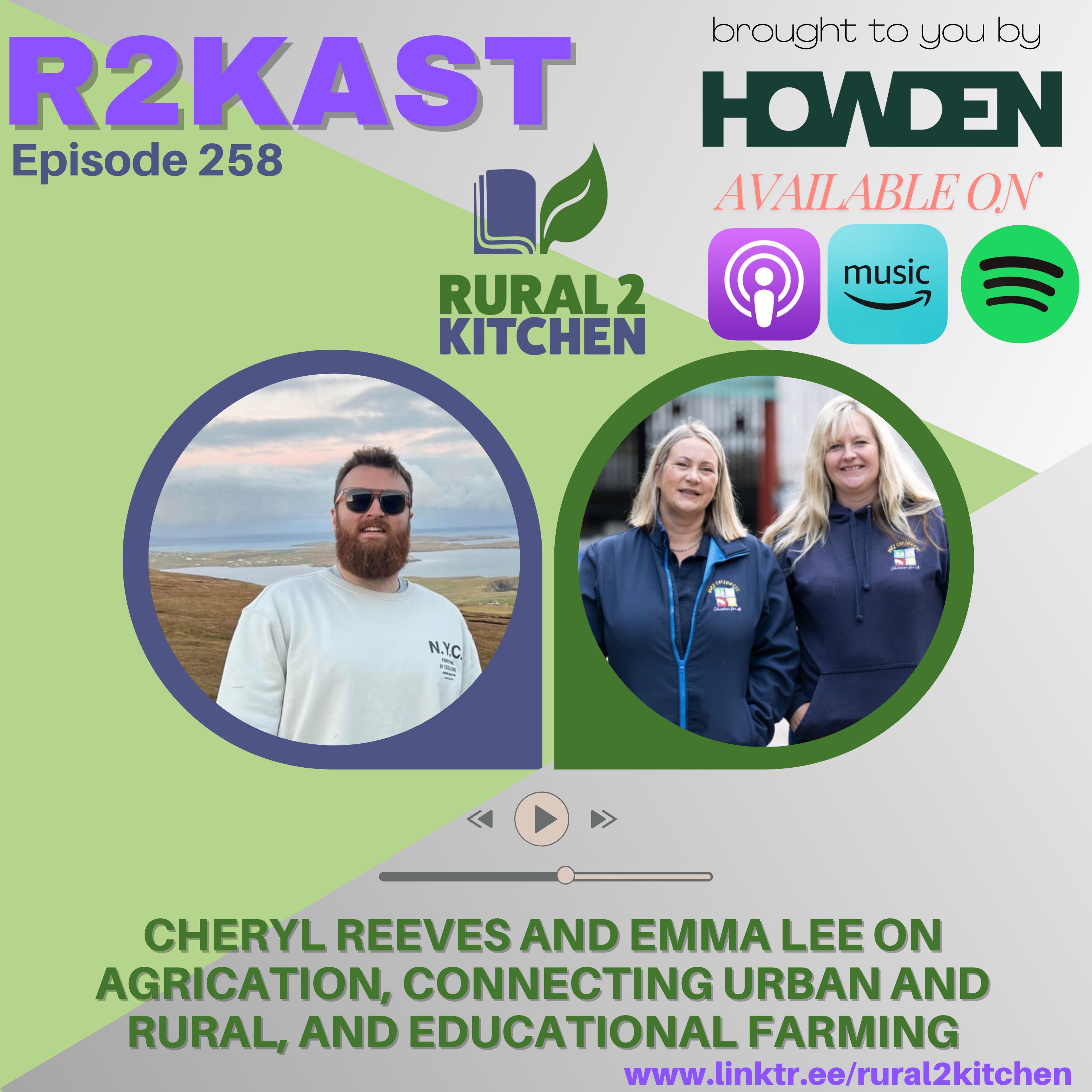 R2Kast 258 - Cheryl Reeves and Emma Lee on Agrication, Connecting Urban and Rural, and Educational Farming