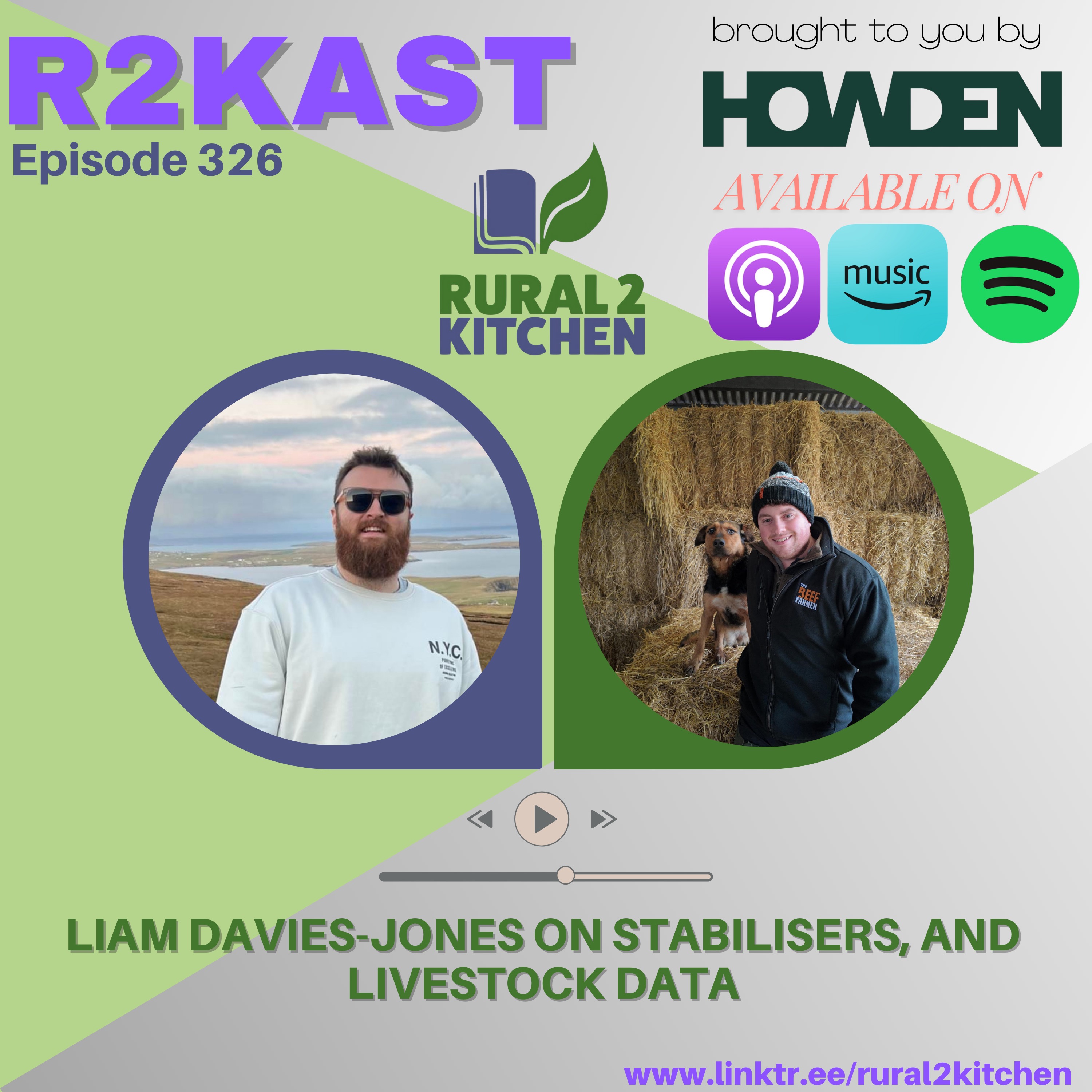 R2Kast 326 - Liam Davies-Jones on Stabilisers, and Livestock Data