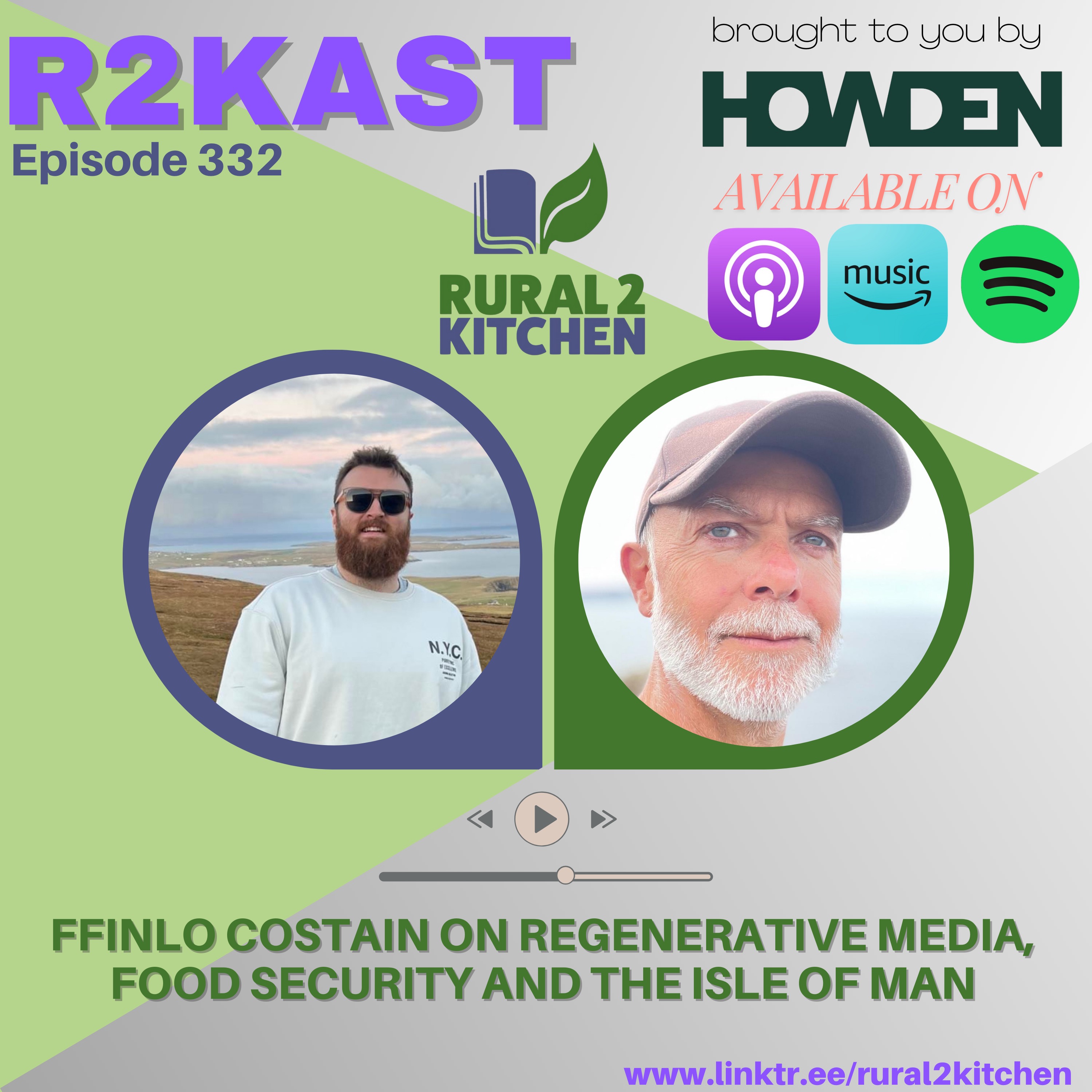 R2Kast 332 - Ffinlo Costain on Regenerative Media, Food Security and the Isle of Man