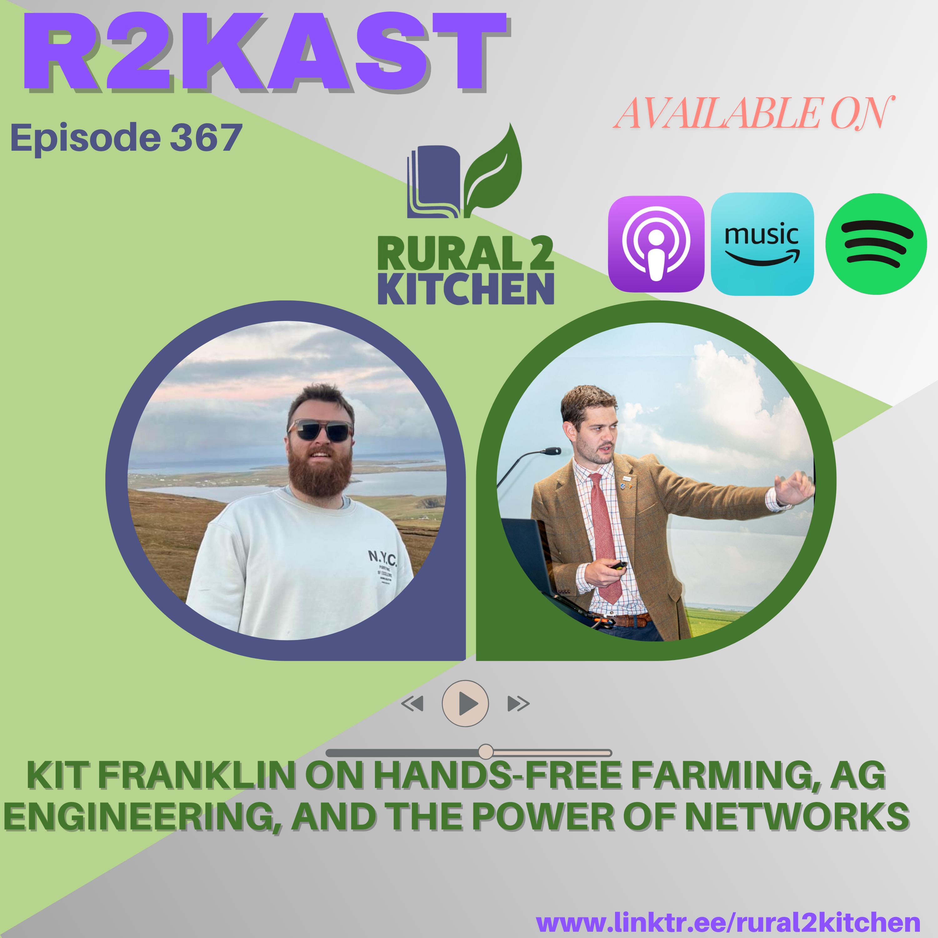 R2Kast 367 – Kit Franklin on hands-free farming, ag engineering, and the power of networks