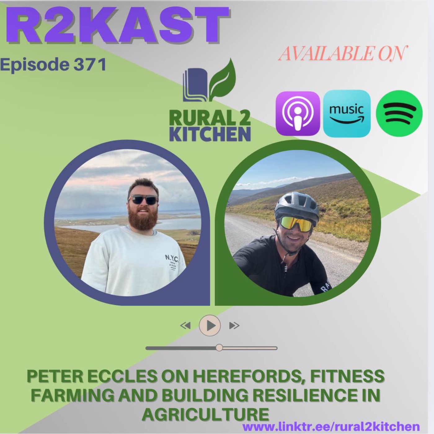 R2Kast 371 -  Peter Eccles on Herefords fitness farming and building resilience in agriculture