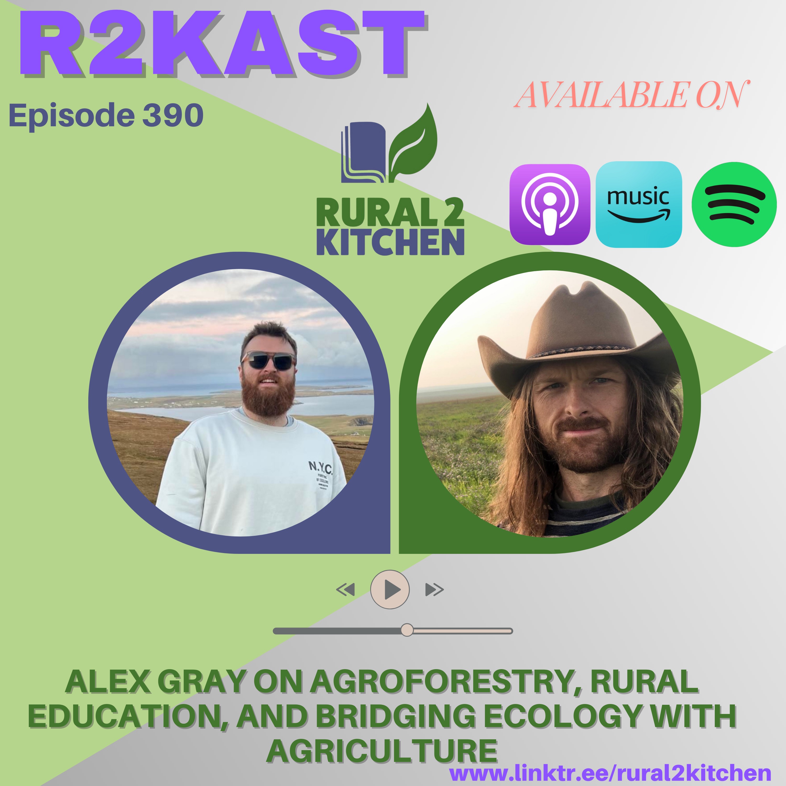 R2Kast 390 – Alex Gray on agroforestry, rural education, and bridging ecology with agriculture