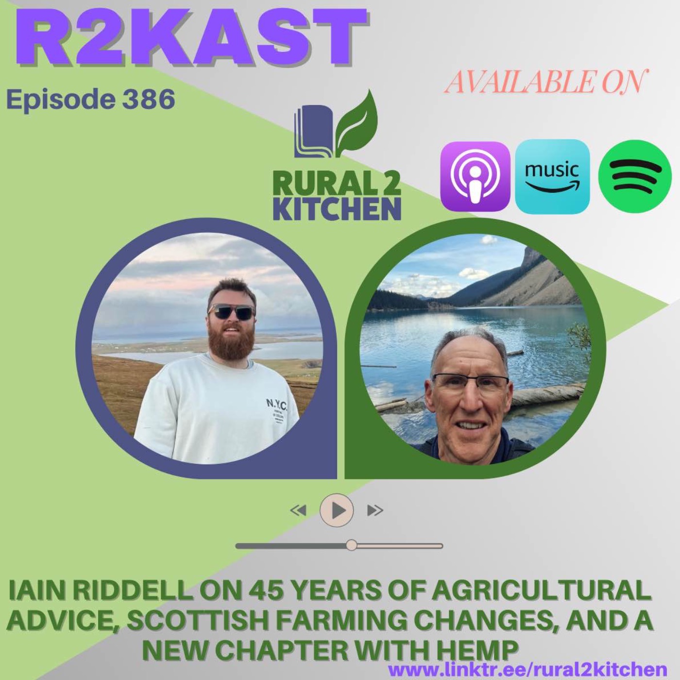 R2Kast 386 – Iain Riddell on 45 years of agricultural advice, Scottish farming changes, and a new chapter with hemp