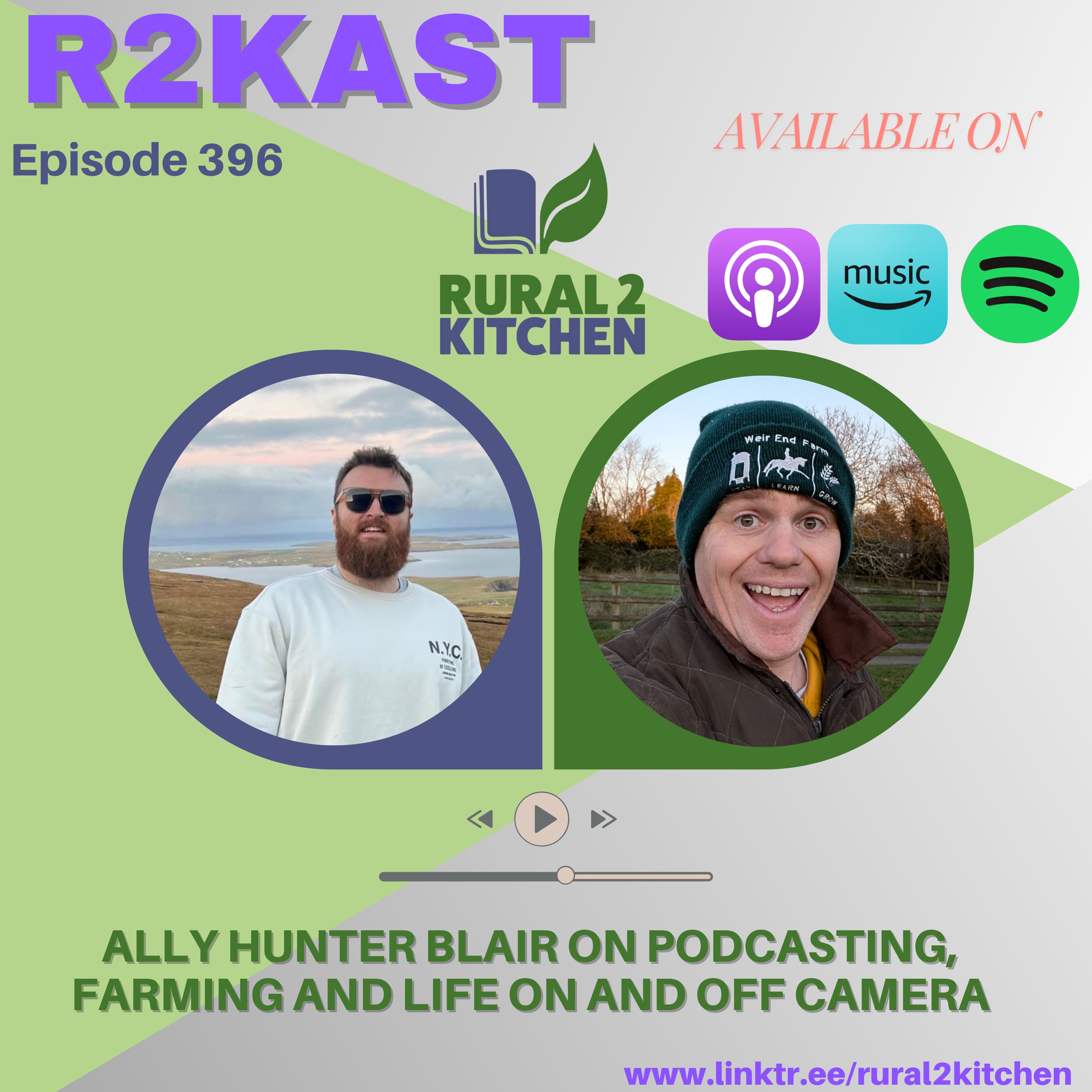 R2Kast 396 – Ally Hunter Blair on podcasting, farming and life on and off camera