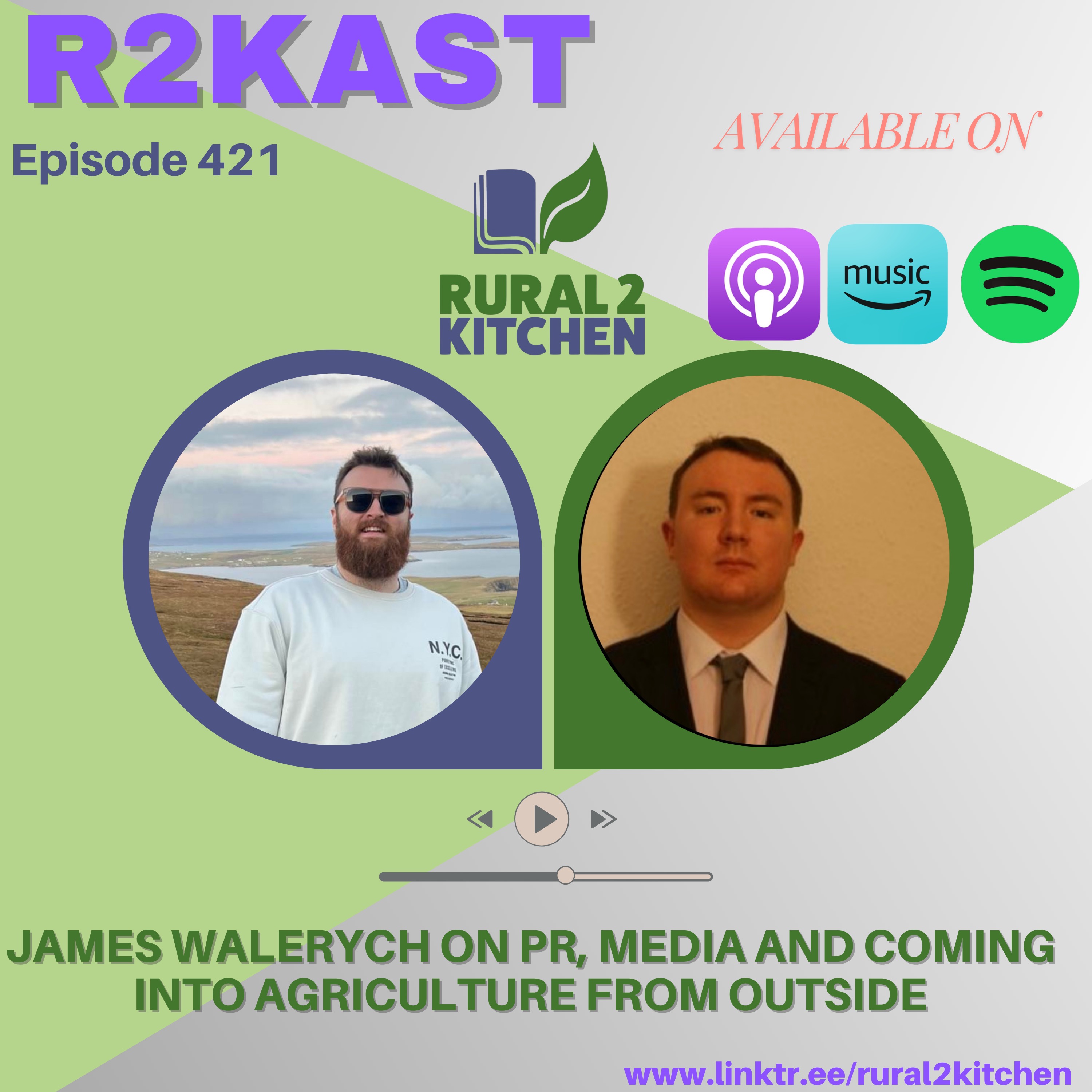 R2Kast 421 – James Walerych on PR, media and coming into agriculture from outside