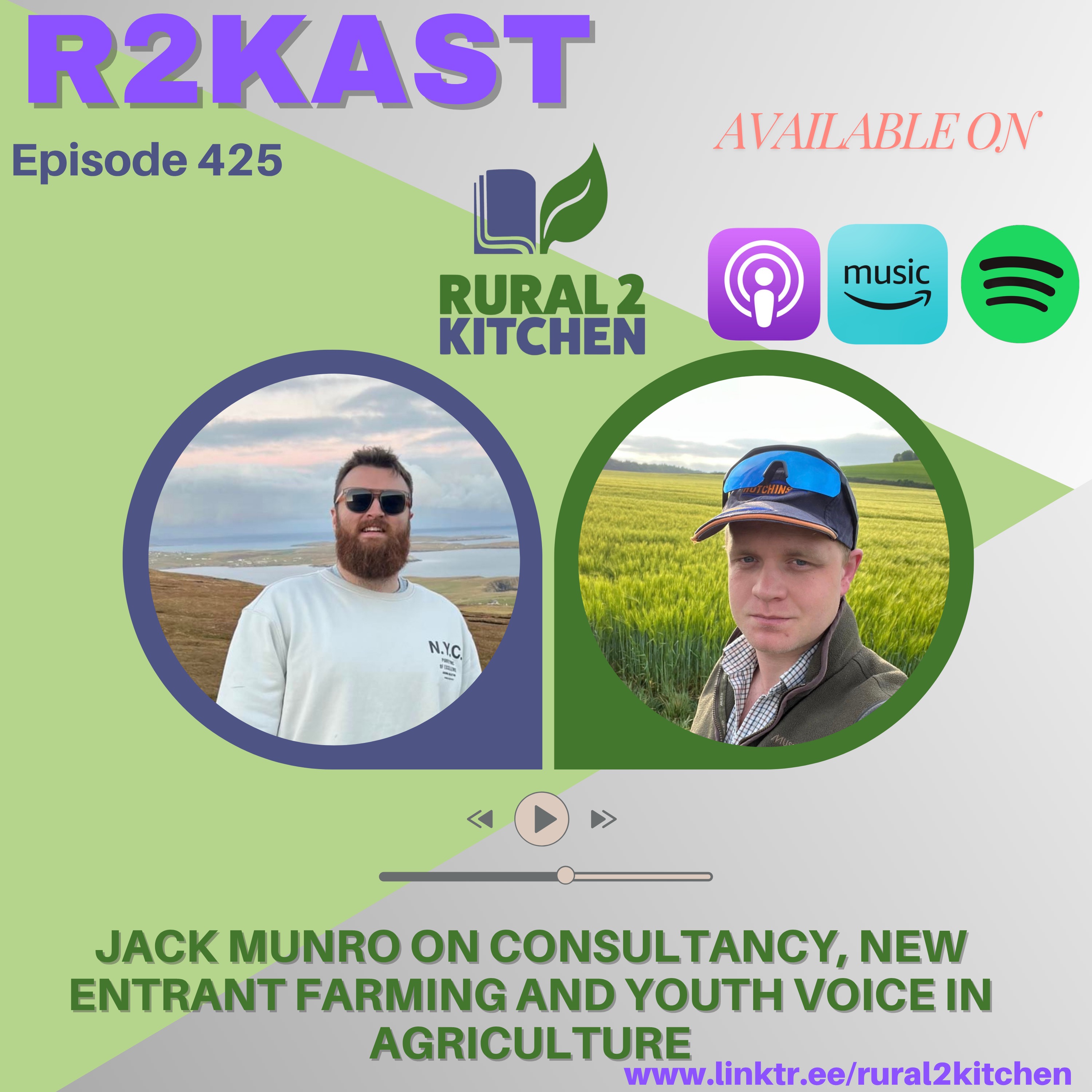 R2Kast 425 – Jack Munro on consultancy, new entrant farming and youth voice in agriculture episode artwork