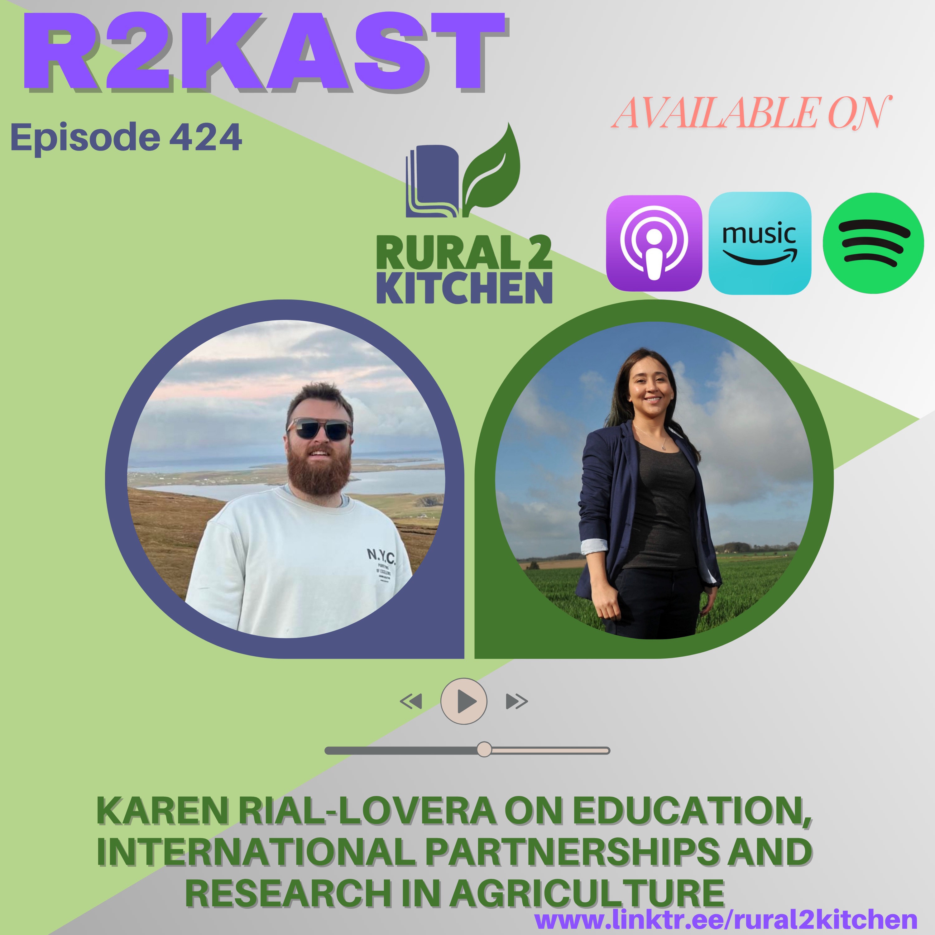 R2Kast 424 – Karen Rial-Lovera on education, international partnerships and research in agriculture episode artwork