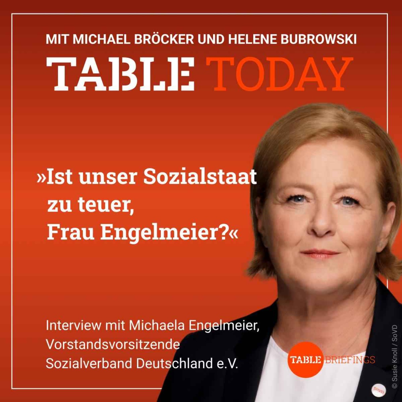 Ist unser Sozialstaat zu teuer, Frau Engelmeier?