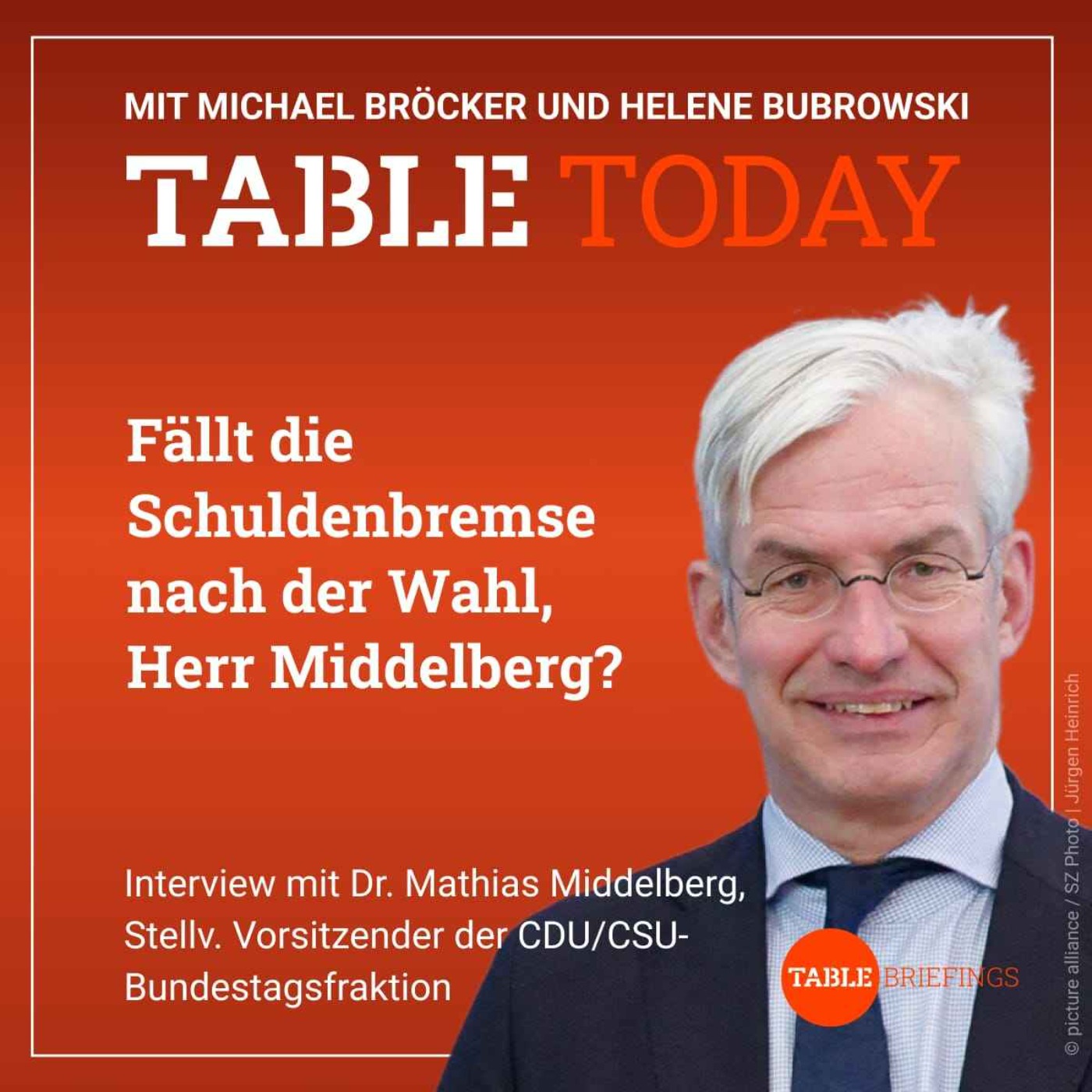 Fällt die Schuldenbremse nach der Wahl, Herr Middelberg?