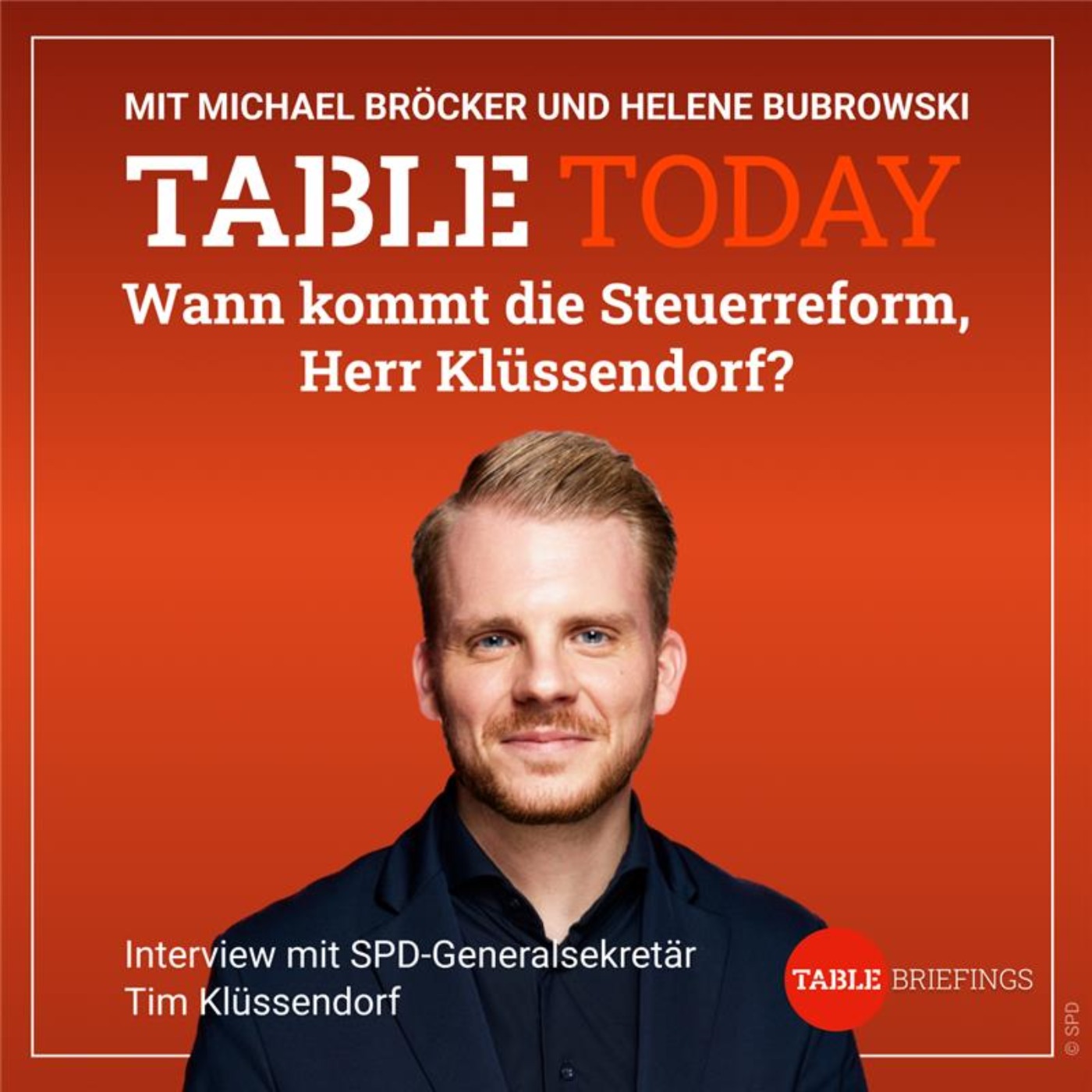 Wann kommt die Steuerreform, Herr Klüssendorf? Wann kommt die Steuerreform, Herr Klüssendorf?