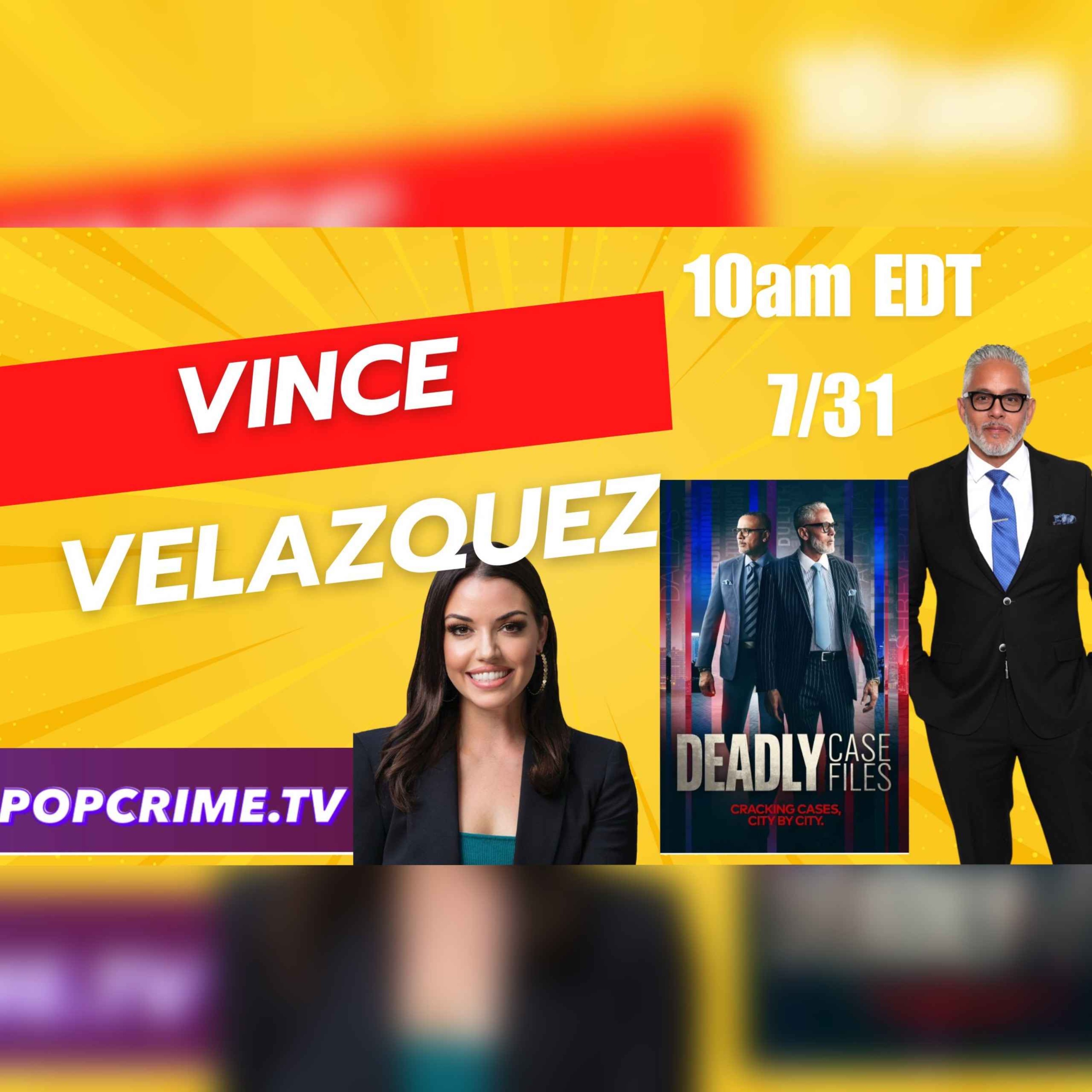 PopCrimeTV Coffee & Live: VINCE VELAZQUEZ, former Atlanta Homicide Detective & star of 