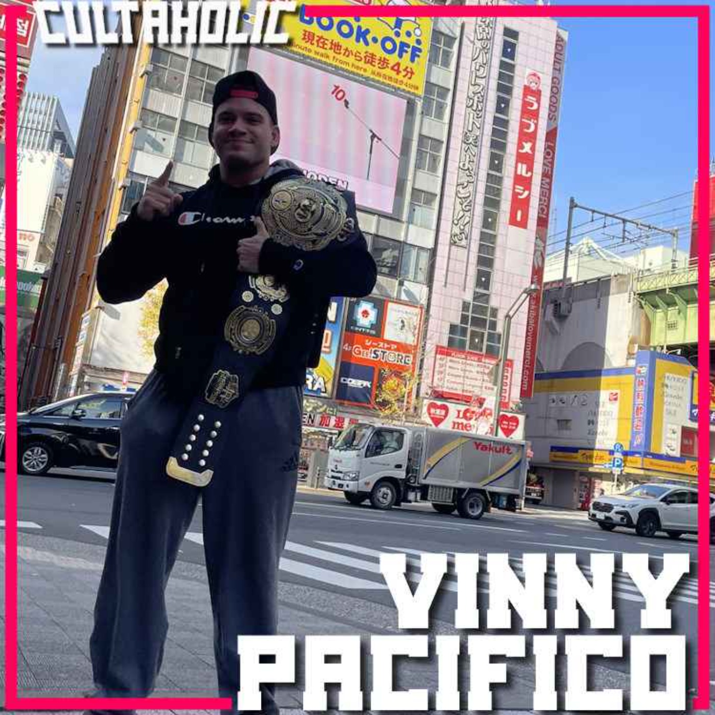 INTERVIEW - Vinny Pacifico on his first tour of Japan, wrestling Charlie Haas and RED VELVET G-FUEL? episode artwork