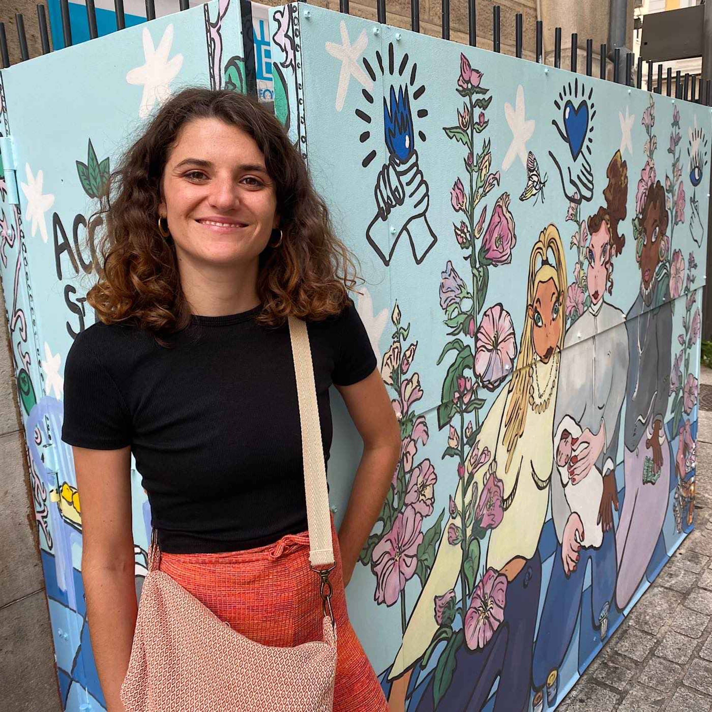 Clara Pasutto  : "Faire du lien et du beau grâce aux fresques"