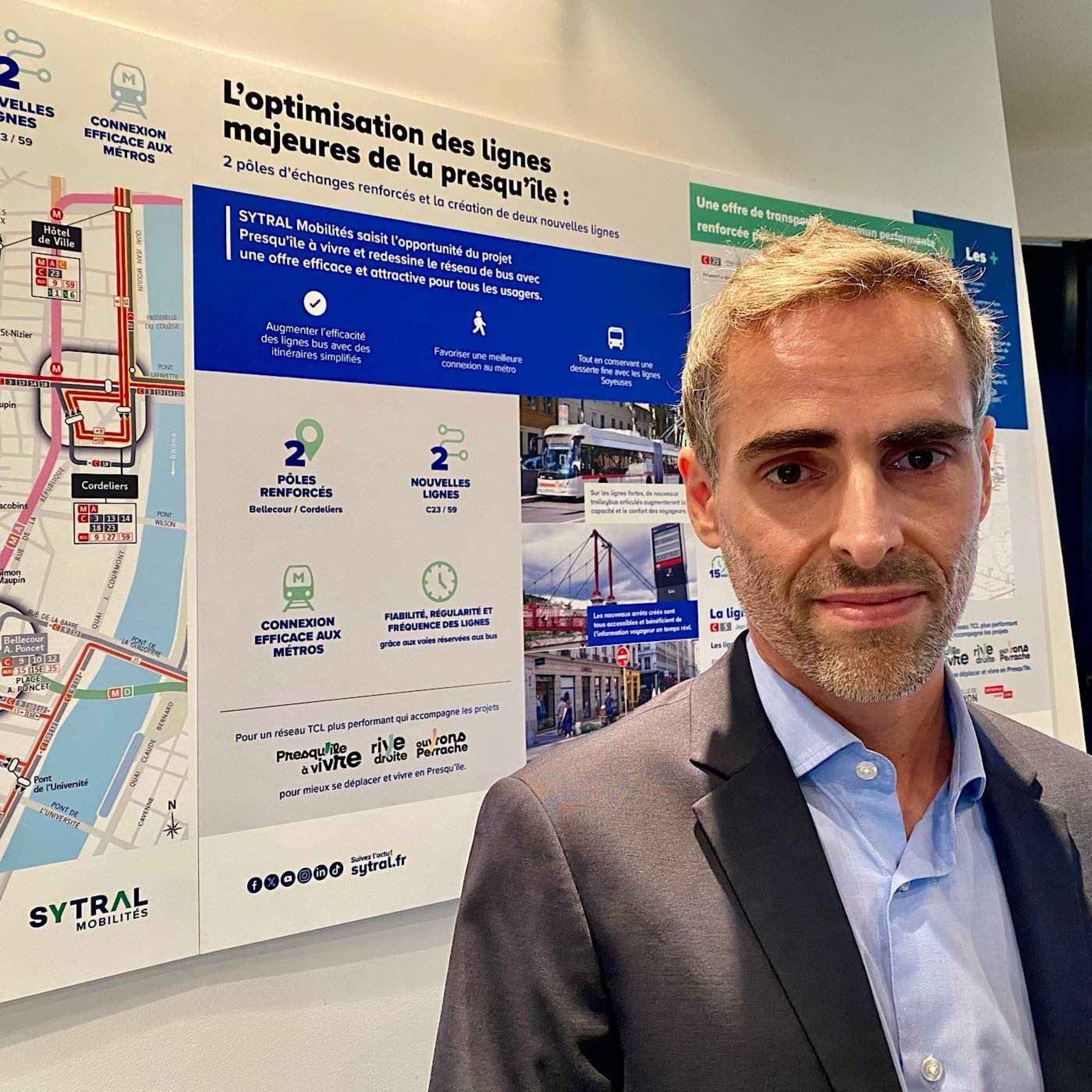 Presqu'île : un nouveau plan de circulation TCL en 2025