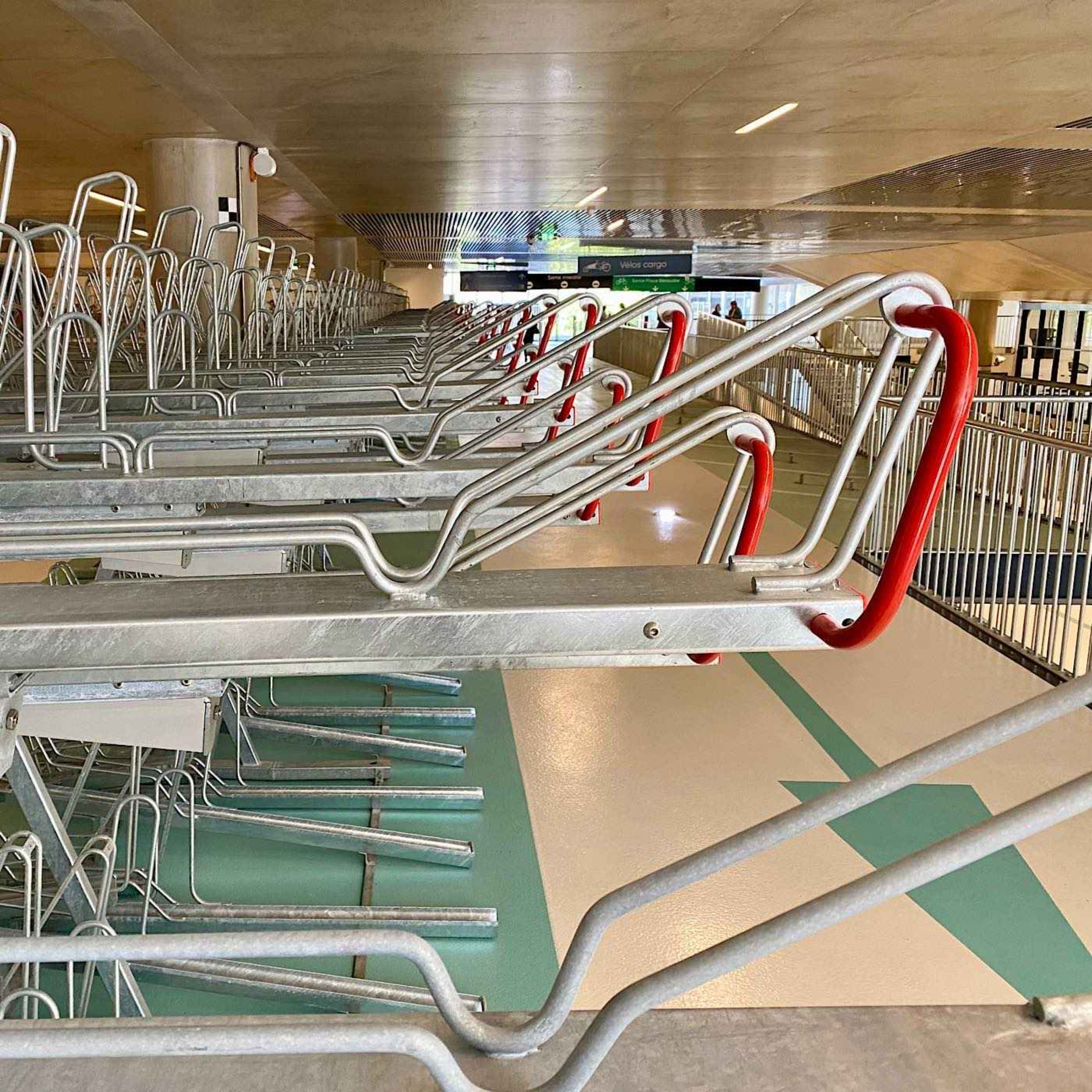 Vélostation gare Part-Dieu : la sécurité pour tous les vélos...