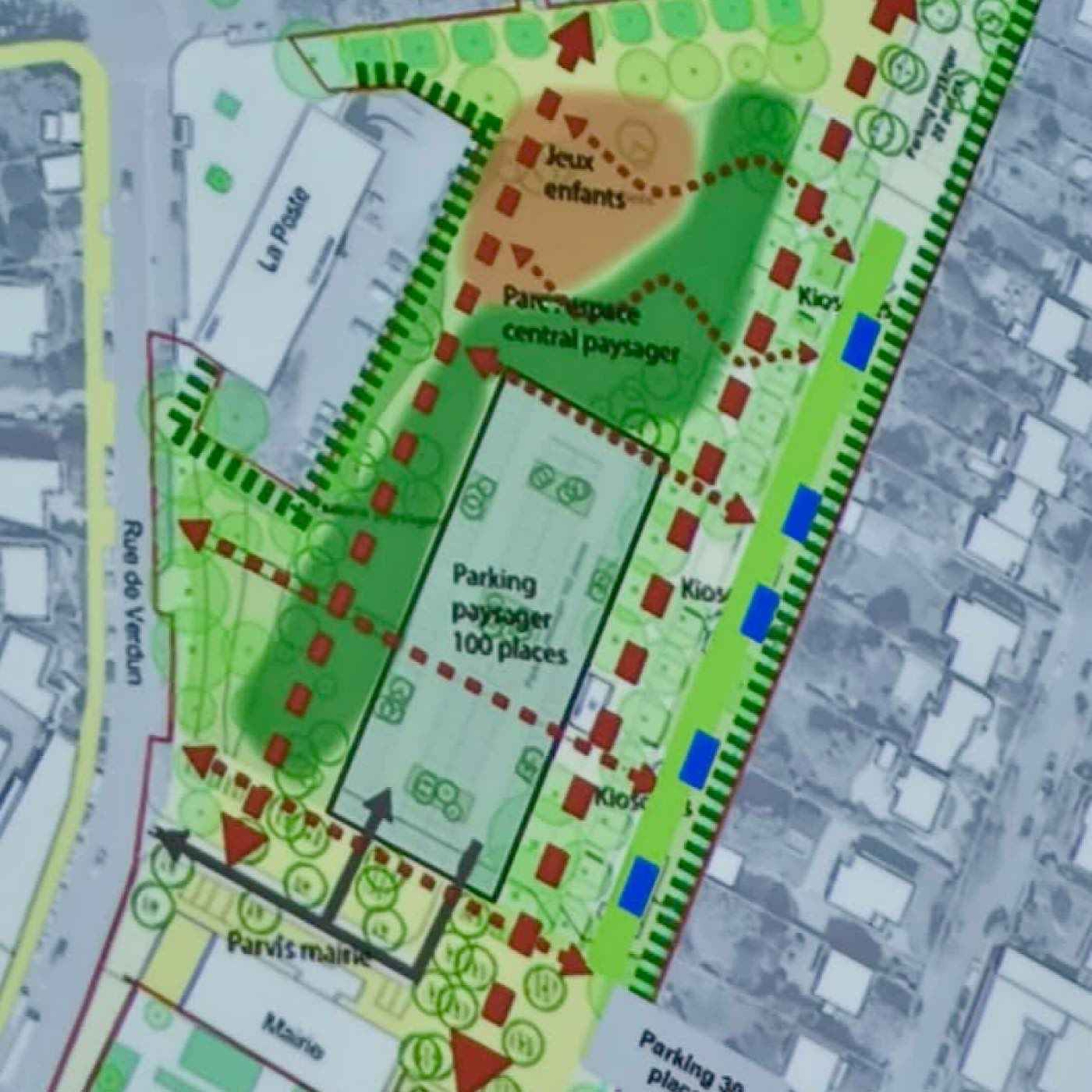 A Bron, la Place de la Liberté va devenir un parc verdoyant