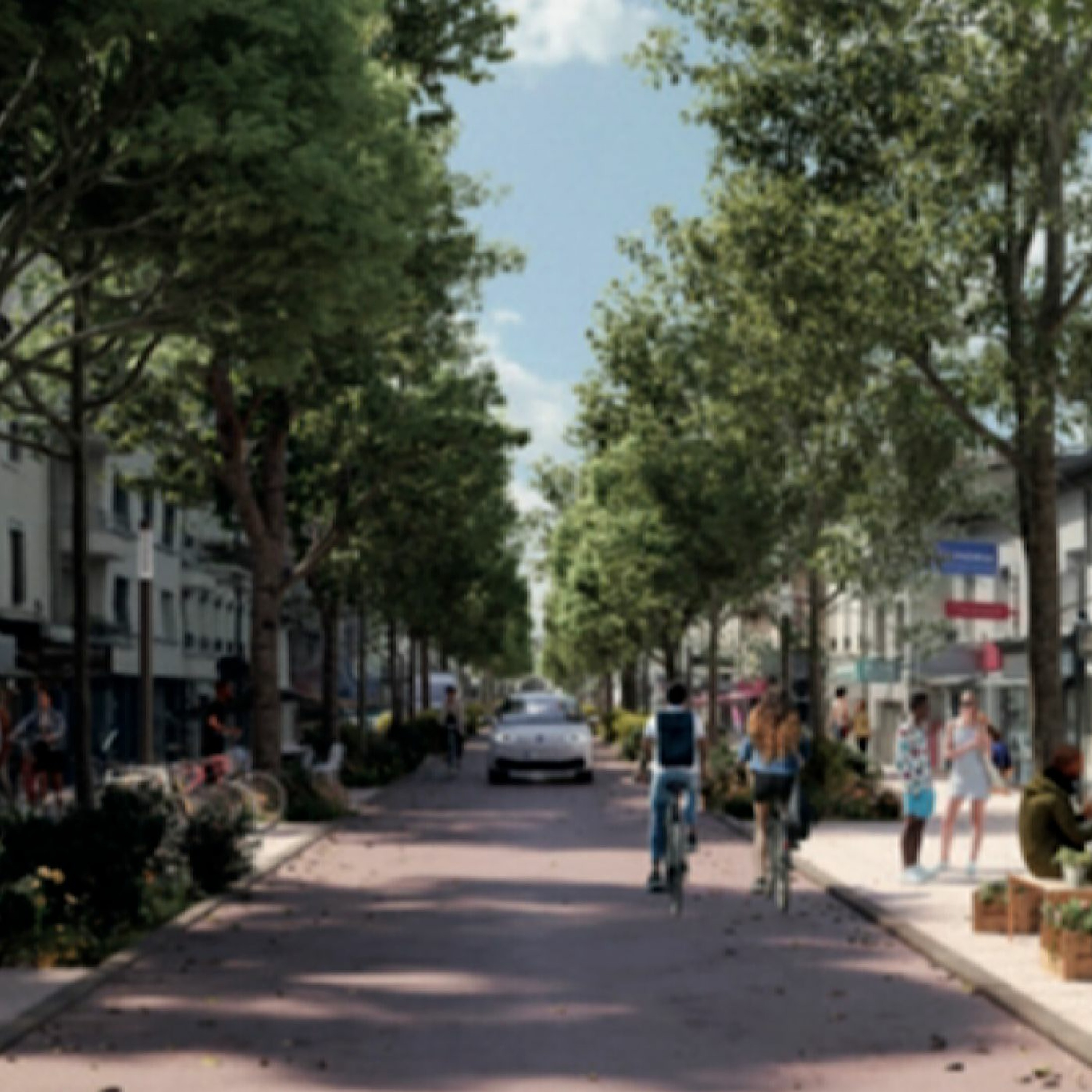 L'Avenue des Frères Lumière se transforme en vélo rue