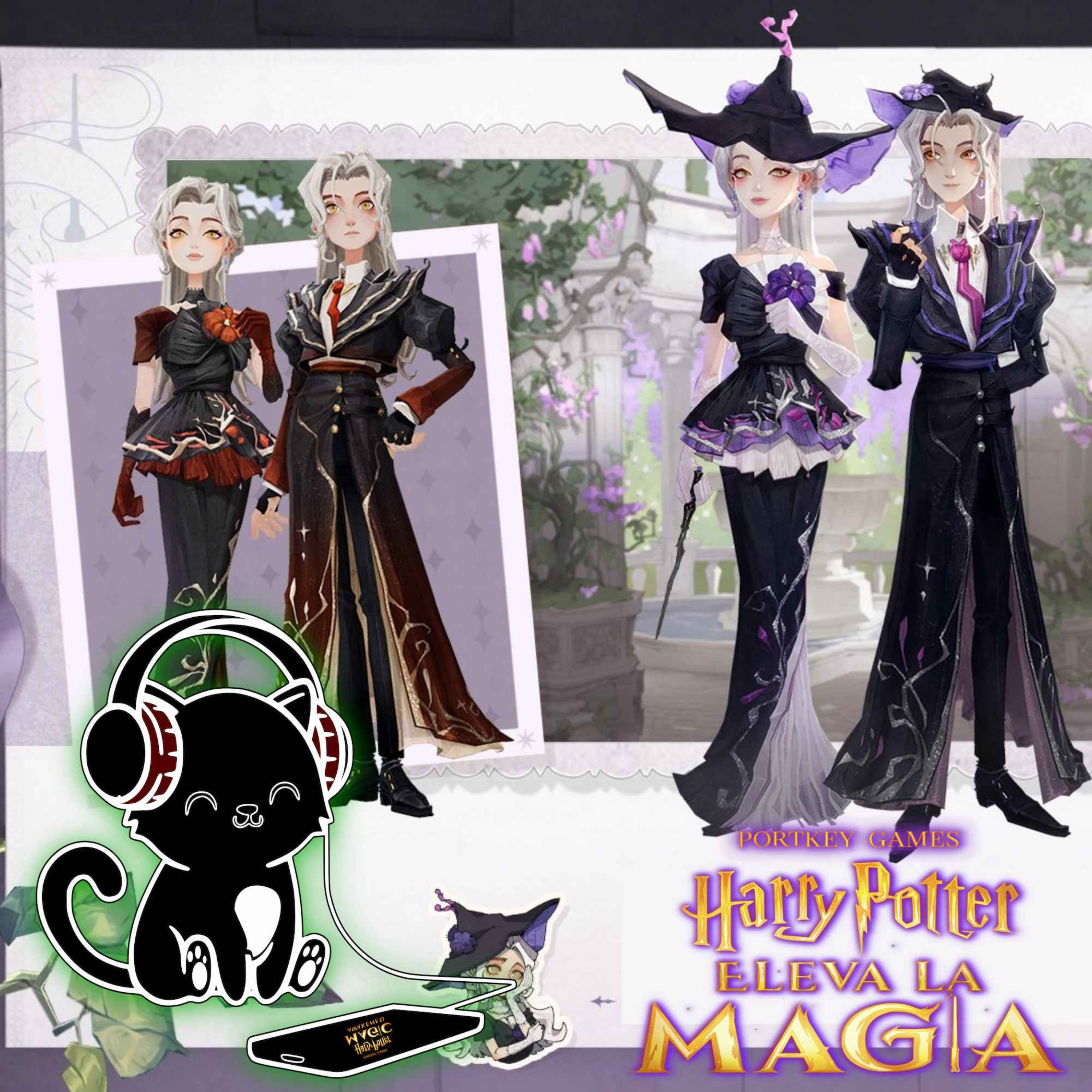 Neko Shorts - Harry Potter Eleva la Magia