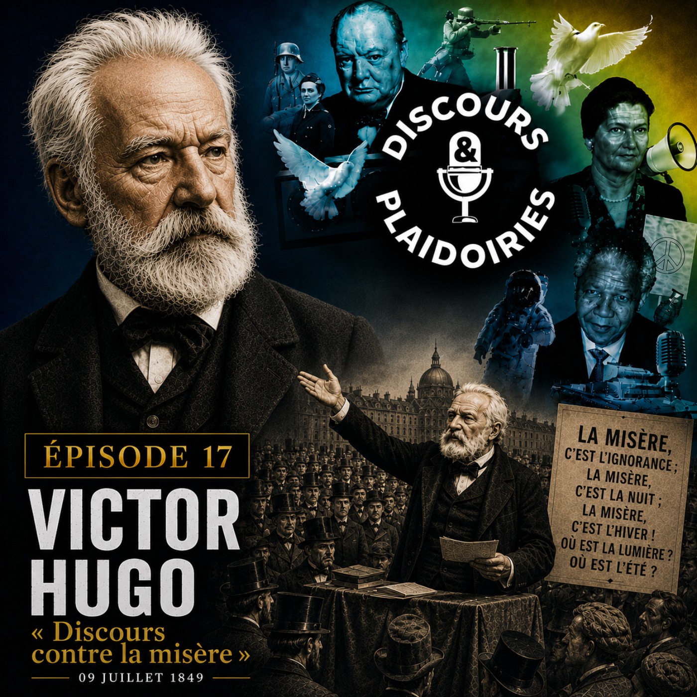 Victor Hugo - « Discours contre la misère » (09 juillet 1849)