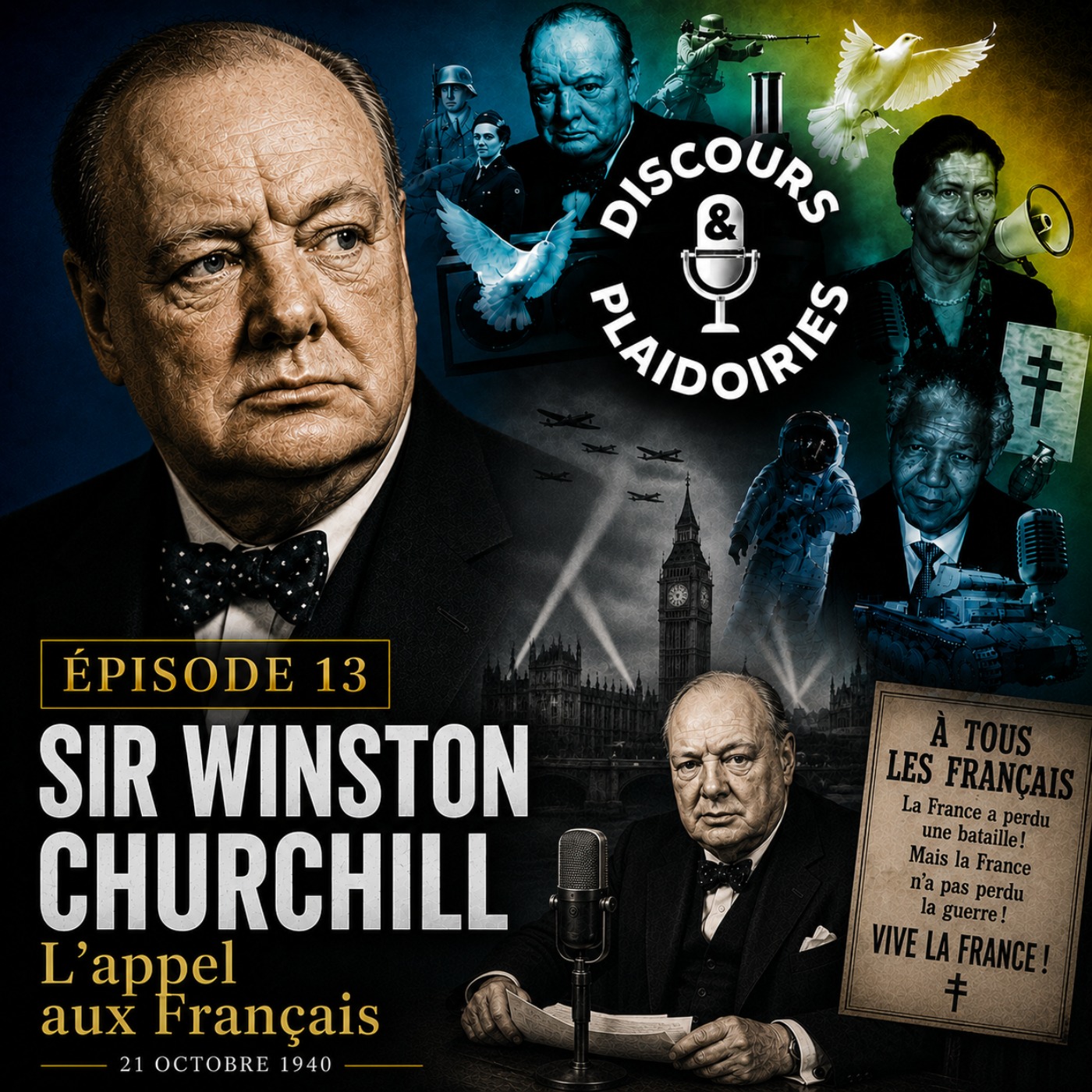 Sir Winston Churchill - L’appel aux Français (21 octobre 1940)