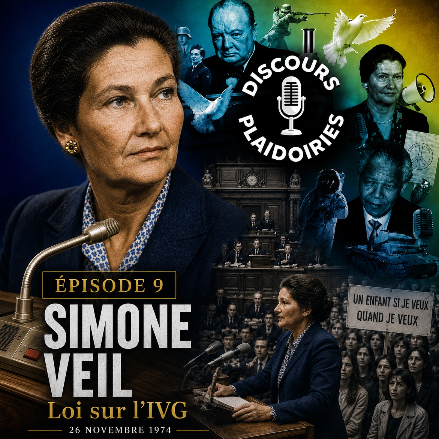 Simone Veil - Loi sur l’interruption volontaire de grossesse (26 novembre 1974)